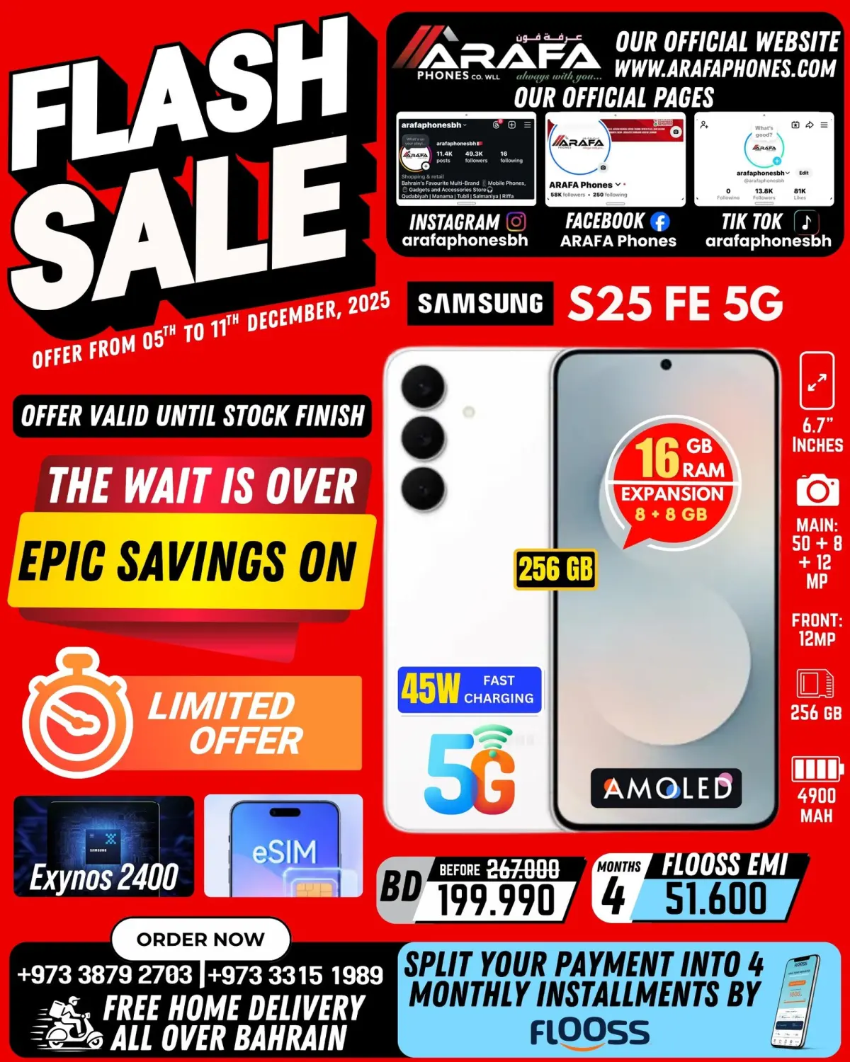 Offres téléphones Arafa Bahrein de 5 à 11 décembre 2025 vente Flash - Page 20