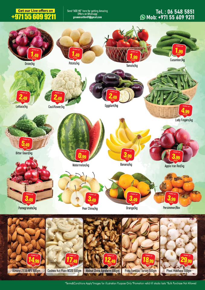 Green Mart Hypermarket Oman Offers from 7 to 9 December 2025 Weekend Deals