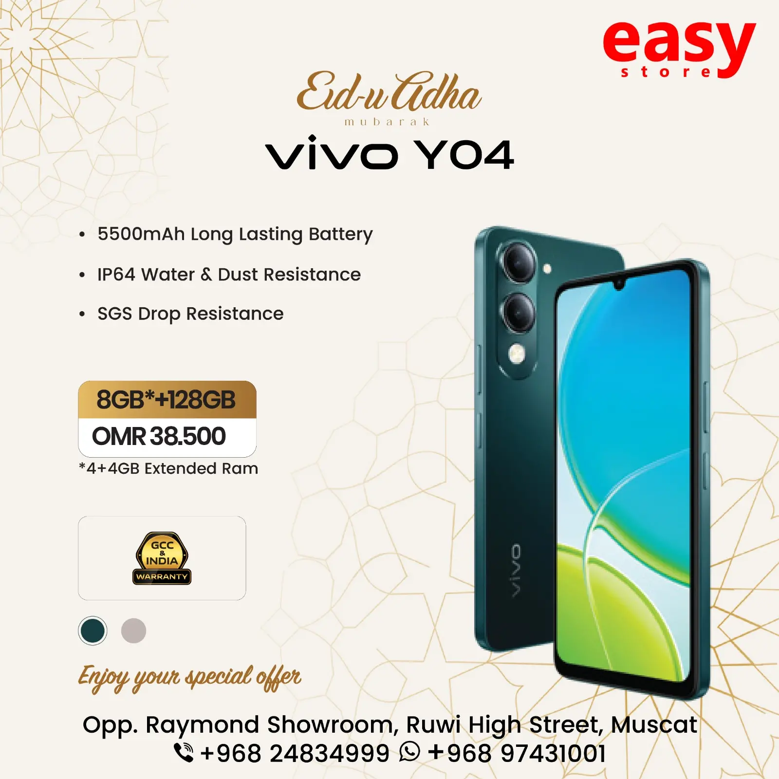 Page 2 in Vivo phone offers at Easy store Oman