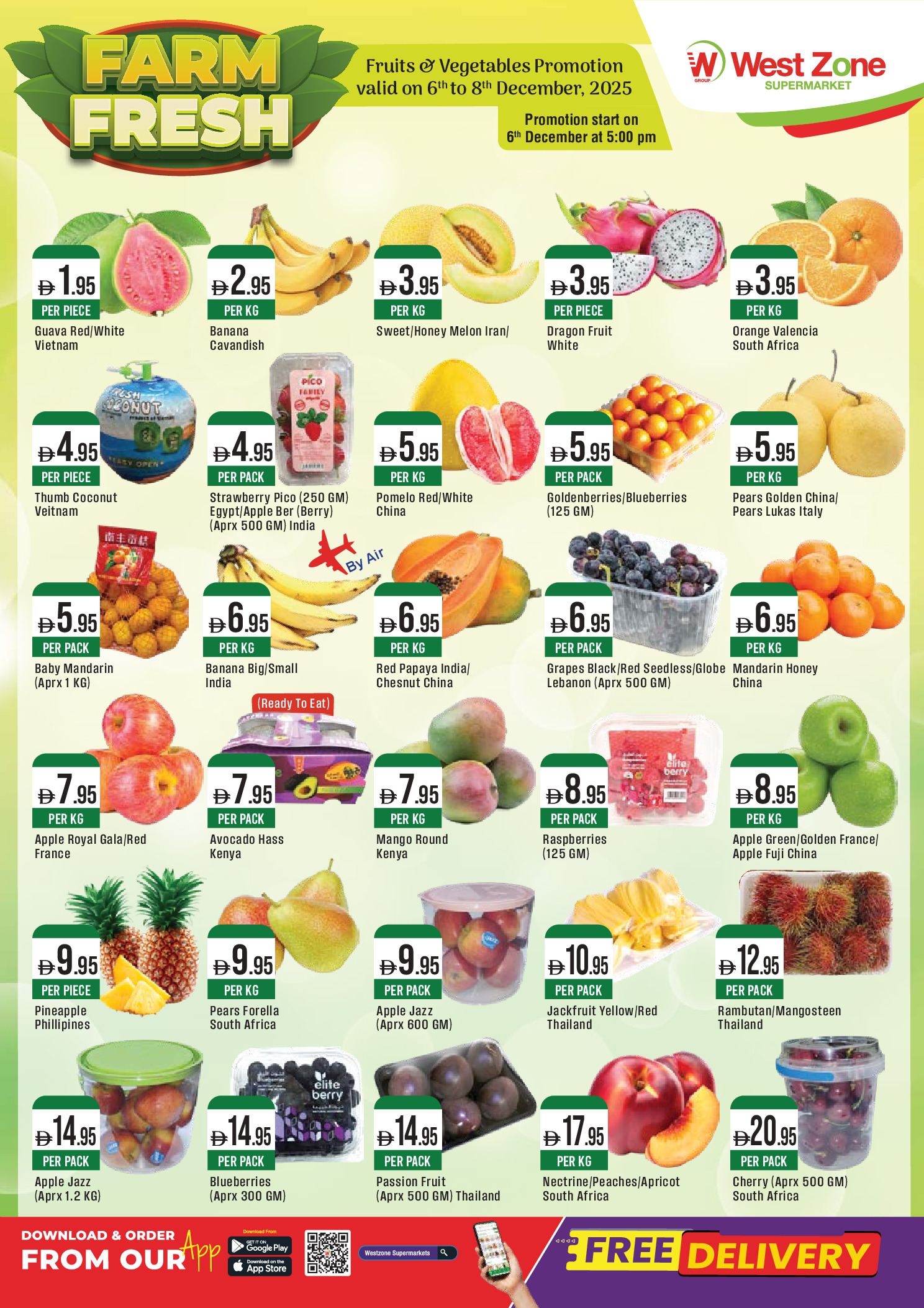 Ofertas de supermercado West Zone Emiratos Árabes Unidos de 6 a 8 diciembre 2025 Ofertas frescas