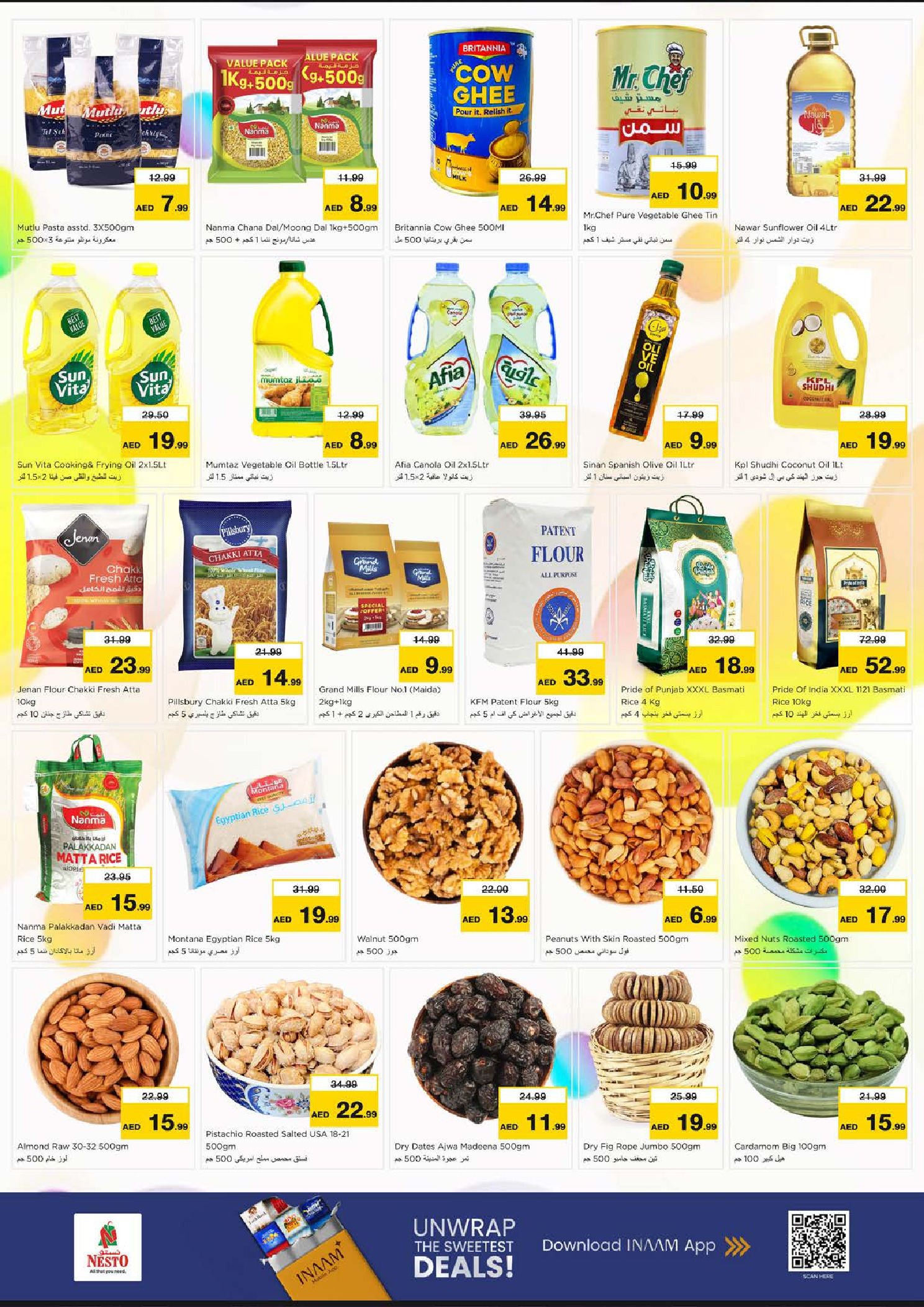 Nesto Hypermarkets Sharjah  Offers from 8 to 10 December GIGANTIC DAYS DEALS AT Al Arab Mall