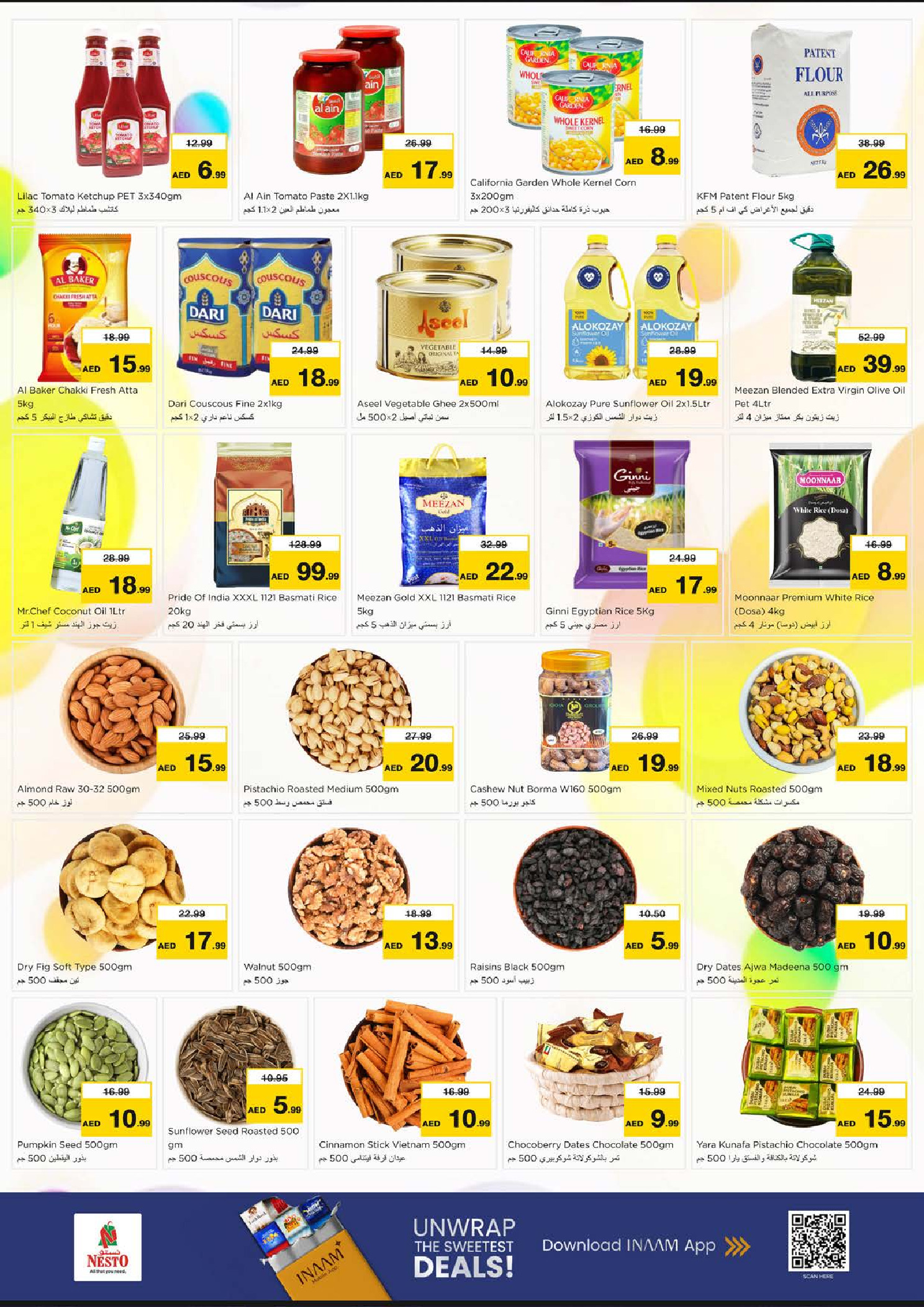 Offres Nesto Hypermarchés Ajman  de 8 à 10 décembre OFFRES DES JOURS GIGANTESQUES À Al Jurf