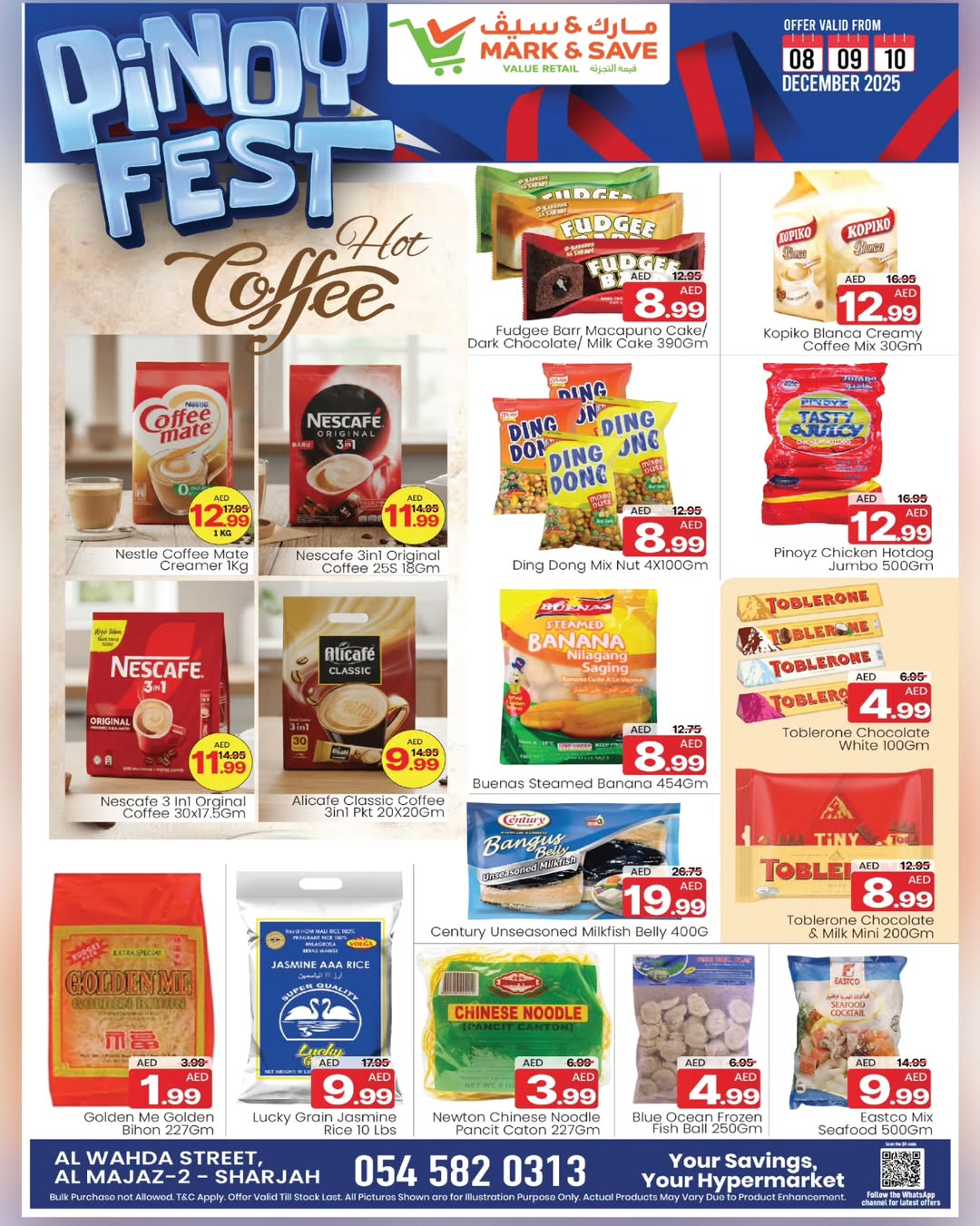 Ofertas de Mark & Save Emiratos Árabes Unidos de 8 a 10 diciembre 2025 Festival Pinoy