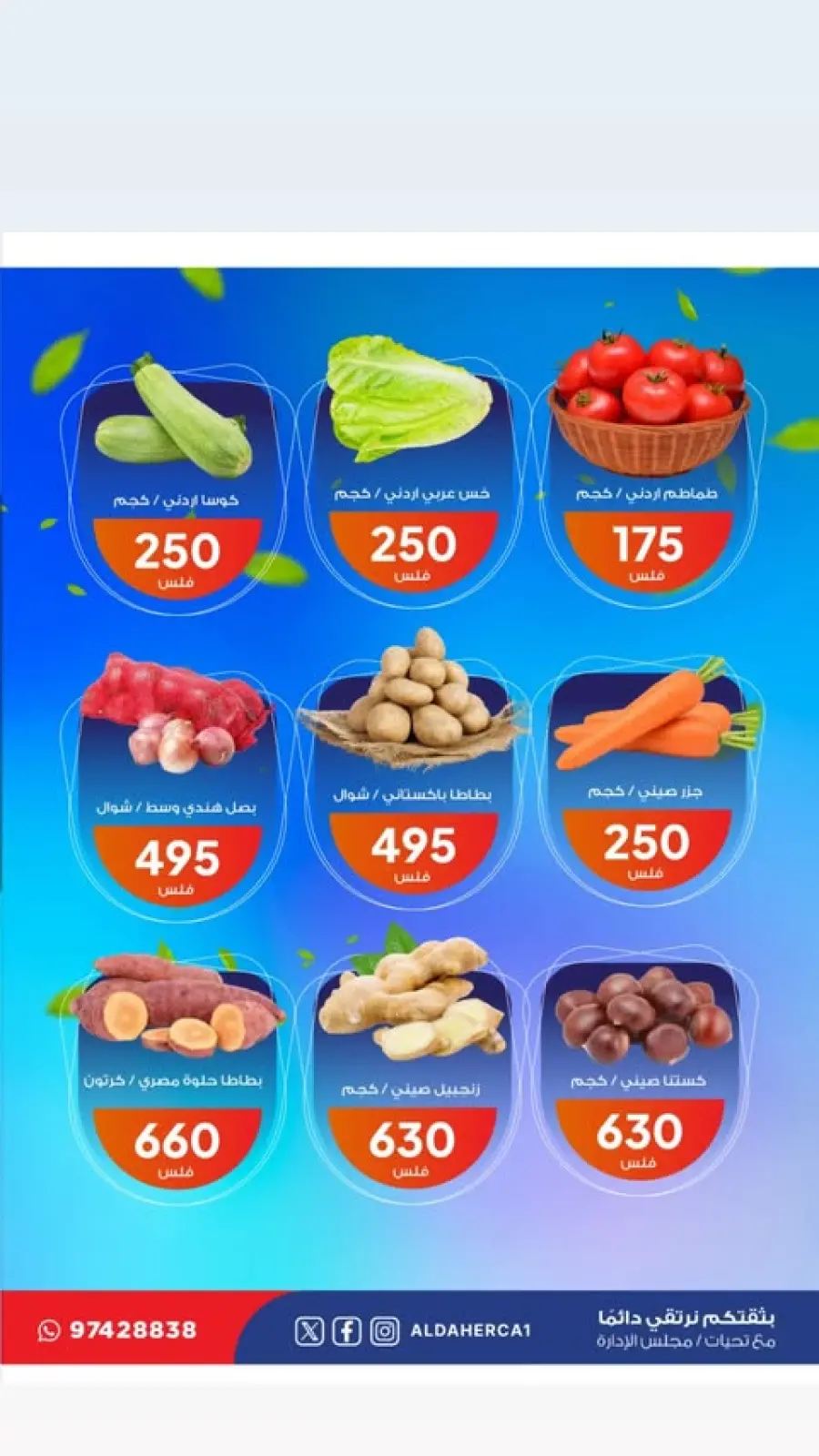 Page 3 in Vegetable and fruit offers at Al Daher coop Kuwait