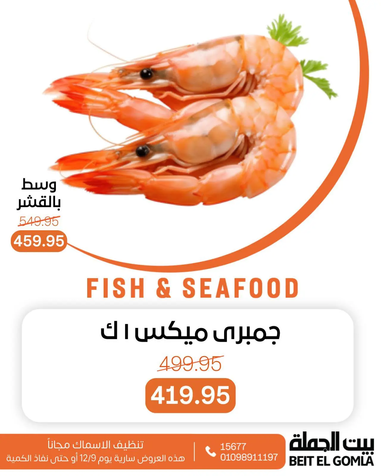 Página 2 en Ofertas de pescado en Casa Gomla Egipto