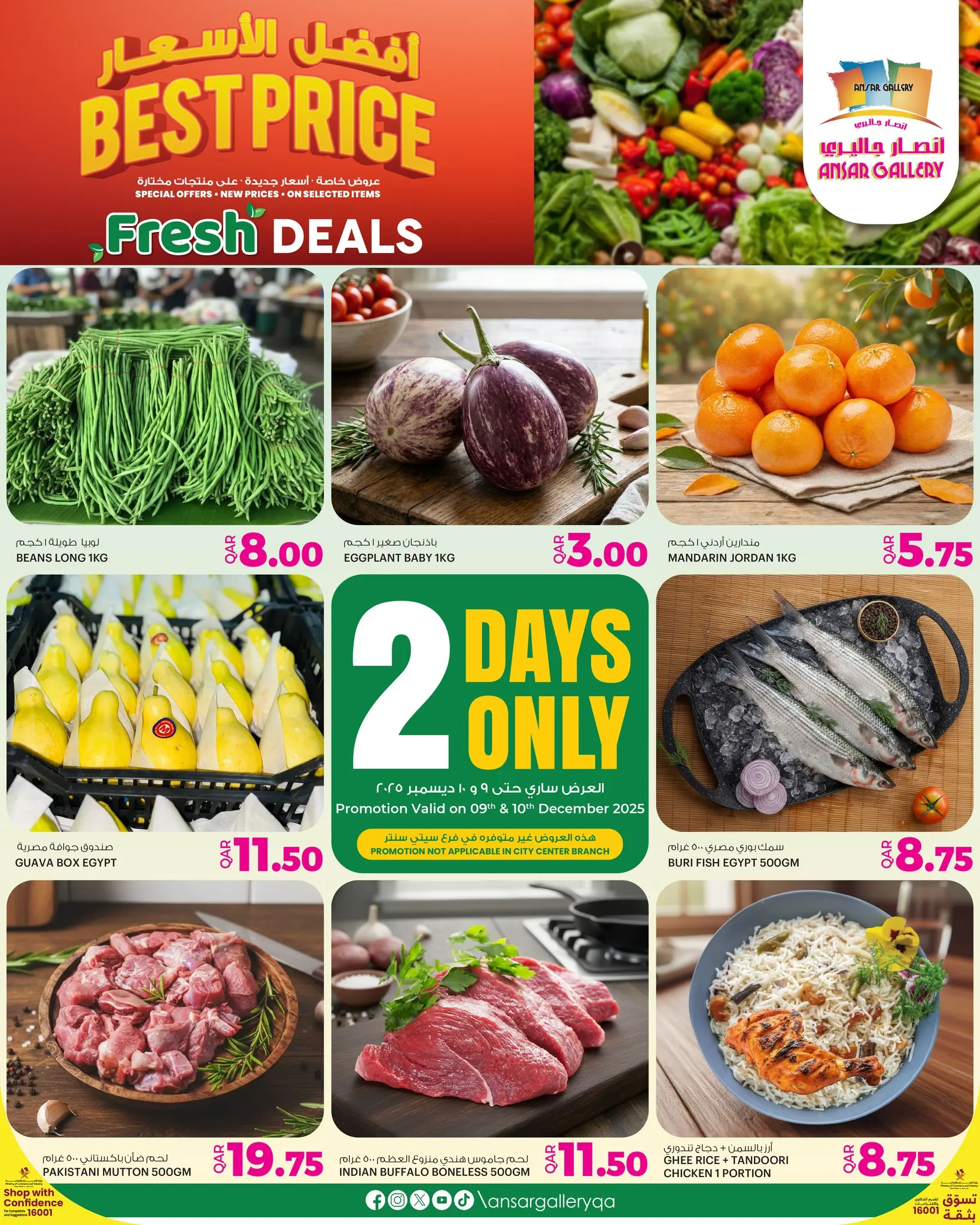 Ansar Gallery Qatar Offers from 9 to 10 December 2025 Fresh deals - Page 1