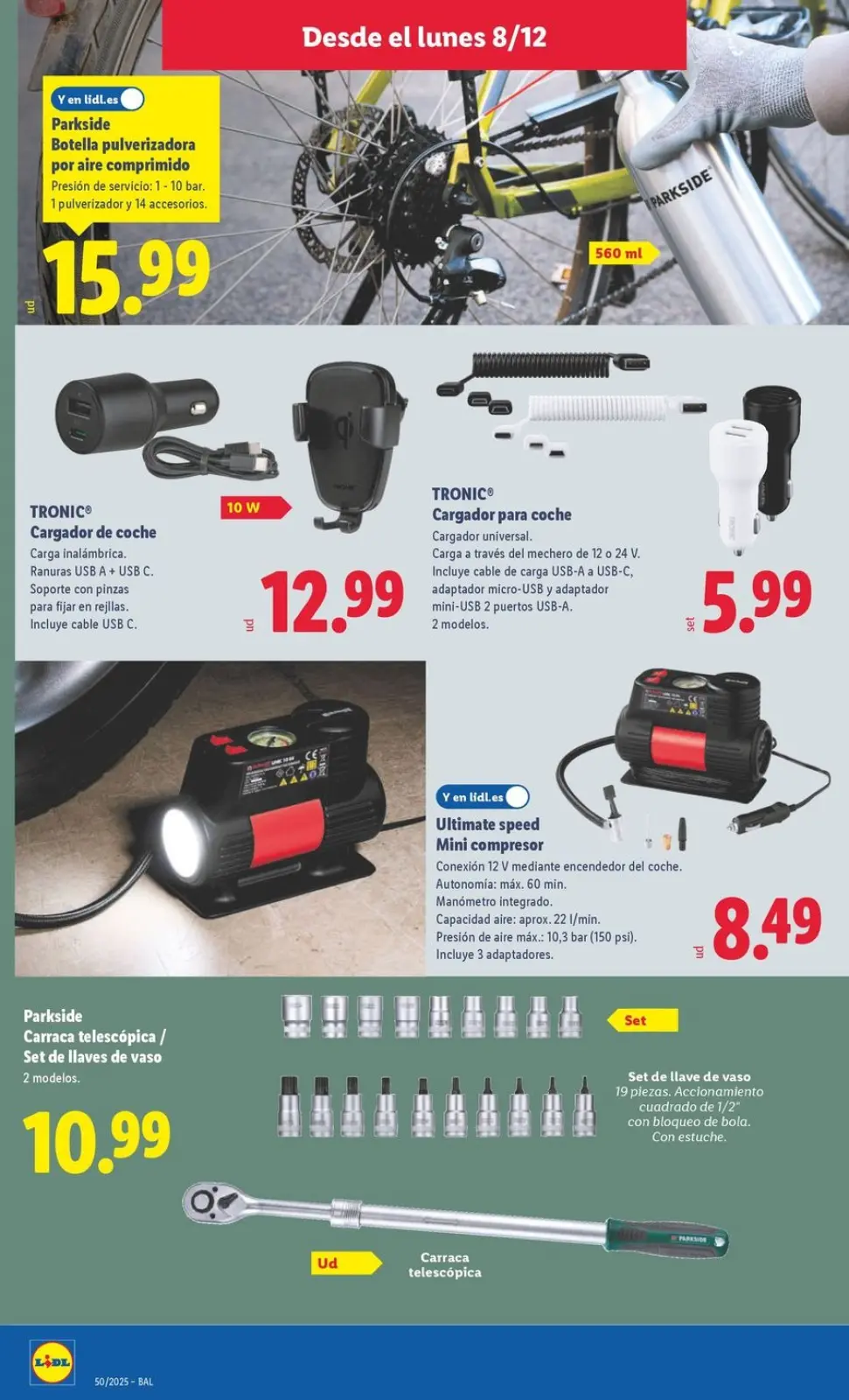 Page 10 dans Offres du bazar chez Lidl Espagne