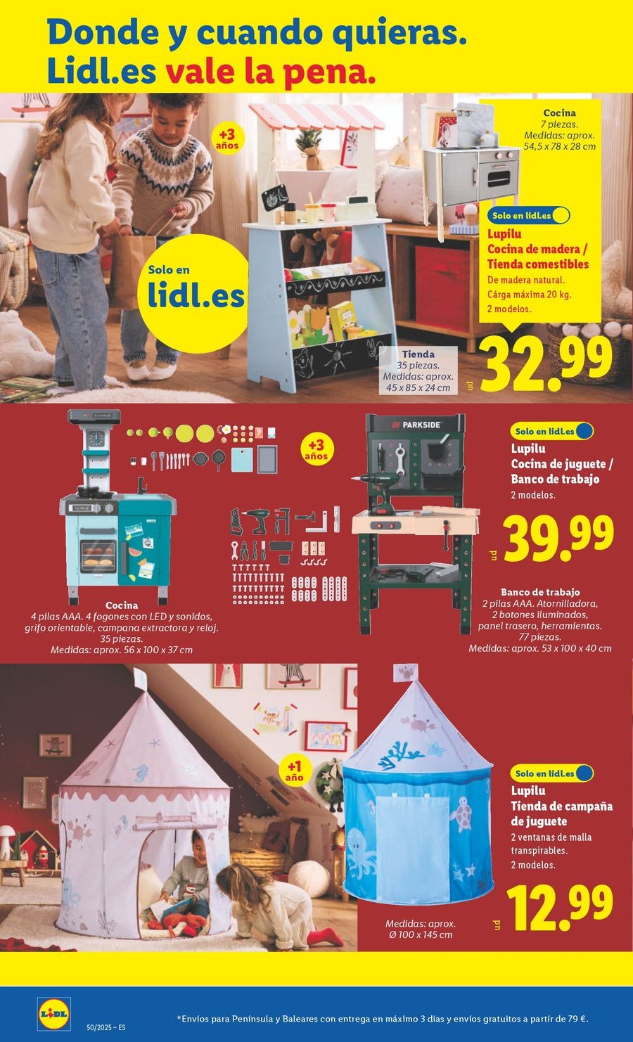 Ofertas de Lidl España de 8 a 14 diciembre 2025 Ofertas de bazar