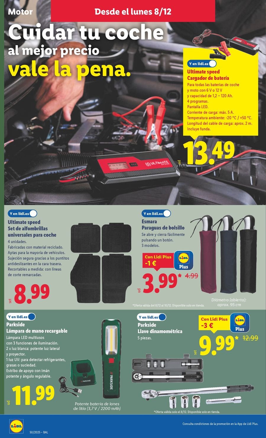 Ofertas de Lidl España de 8 a 14 diciembre 2025 Ofertas de bazar