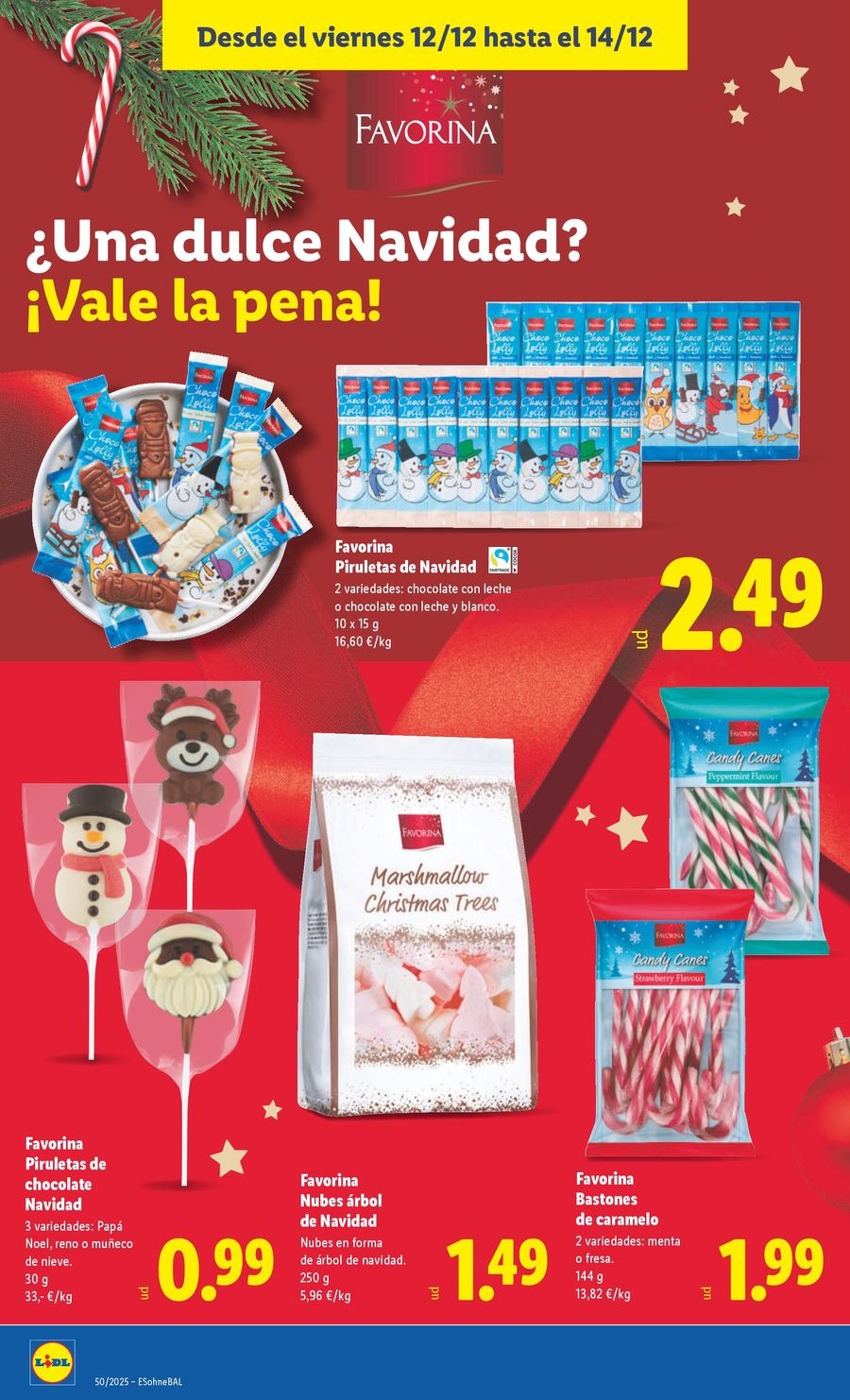 Ofertas de Lidl España de 8 a 14 diciembre 2025 ofertas semanales