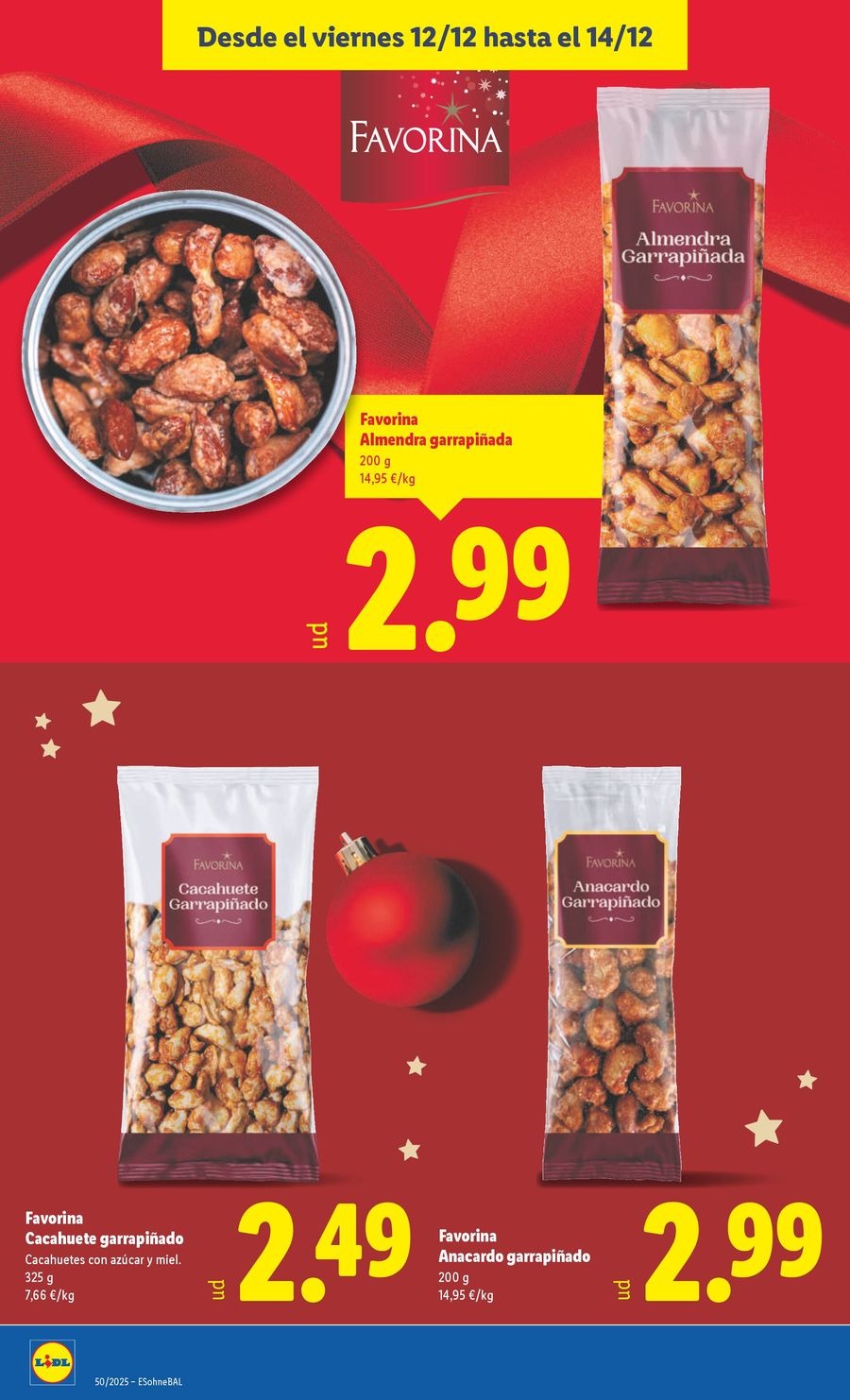 Ofertas de Lidl España de 8 a 14 diciembre 2025 ofertas semanales