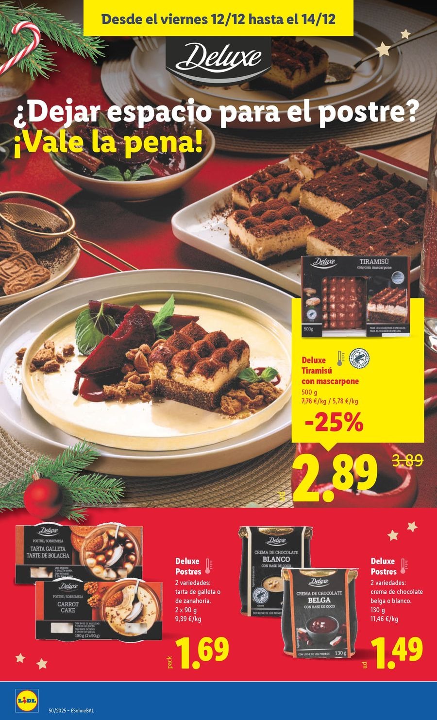 Ofertas de Lidl España de 8 a 14 diciembre 2025 ofertas semanales