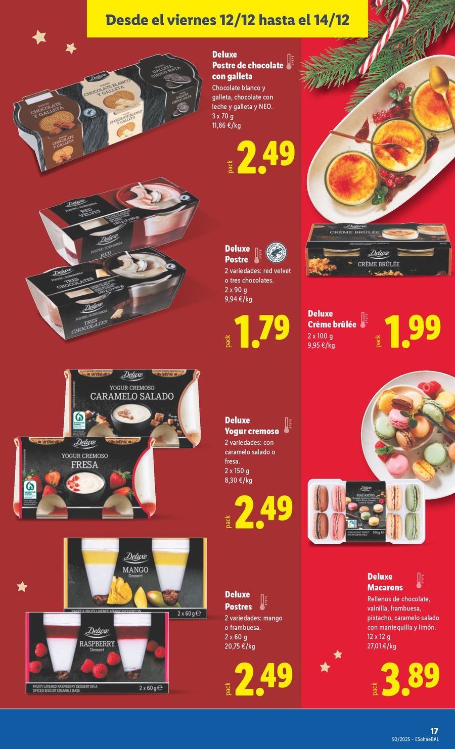 Ofertas de Lidl España de 8 a 14 diciembre 2025 ofertas semanales