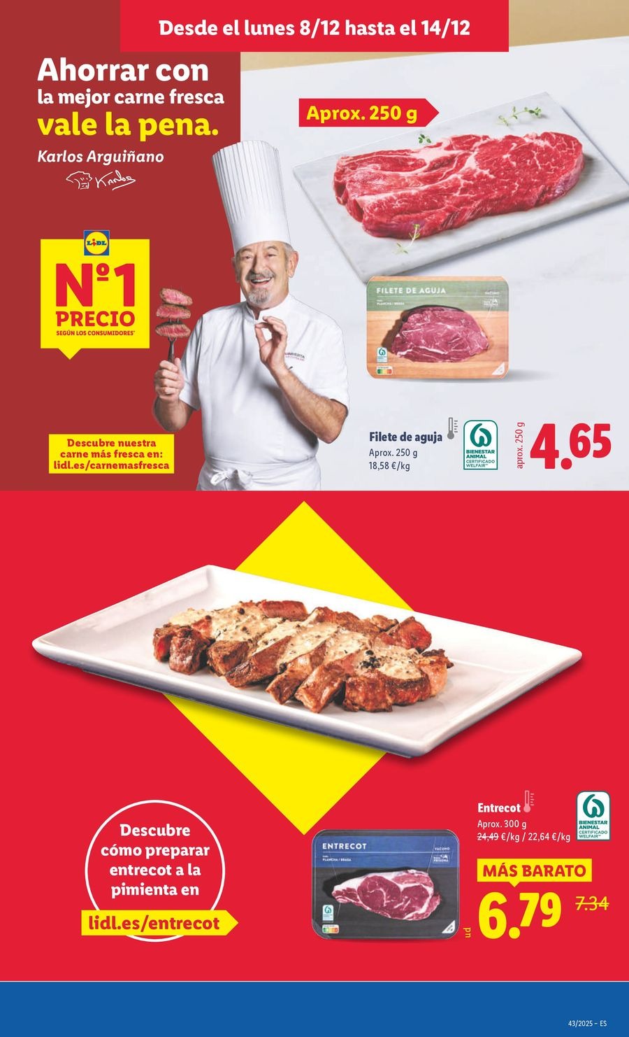 Ofertas de Lidl España de 8 a 14 diciembre 2025 ofertas semanales