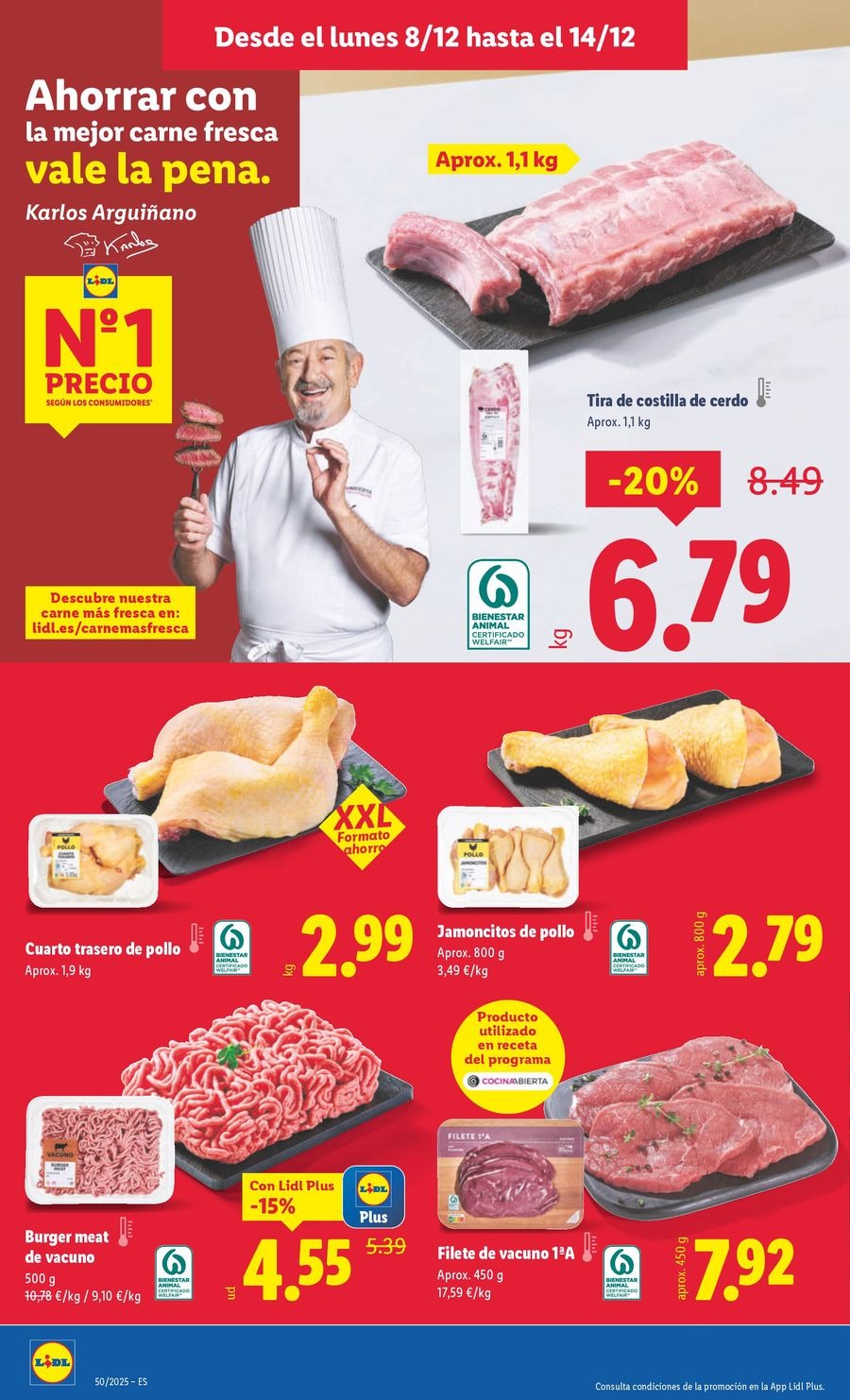 Ofertas de Lidl España de 8 a 14 diciembre 2025 ofertas semanales