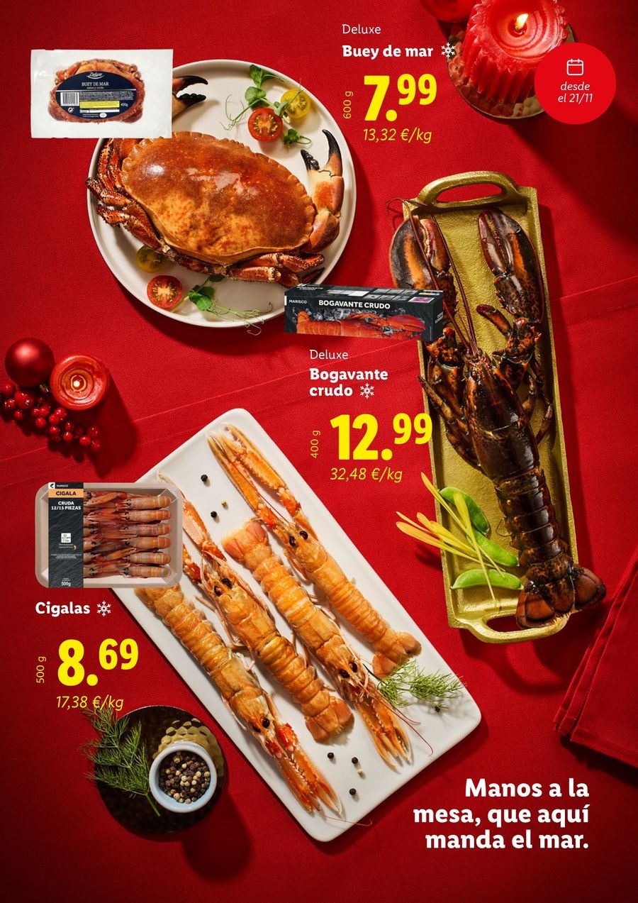 Ofertas de Lidl España de 12 noviembre a 31 diciembre 2025 Especial Navidad