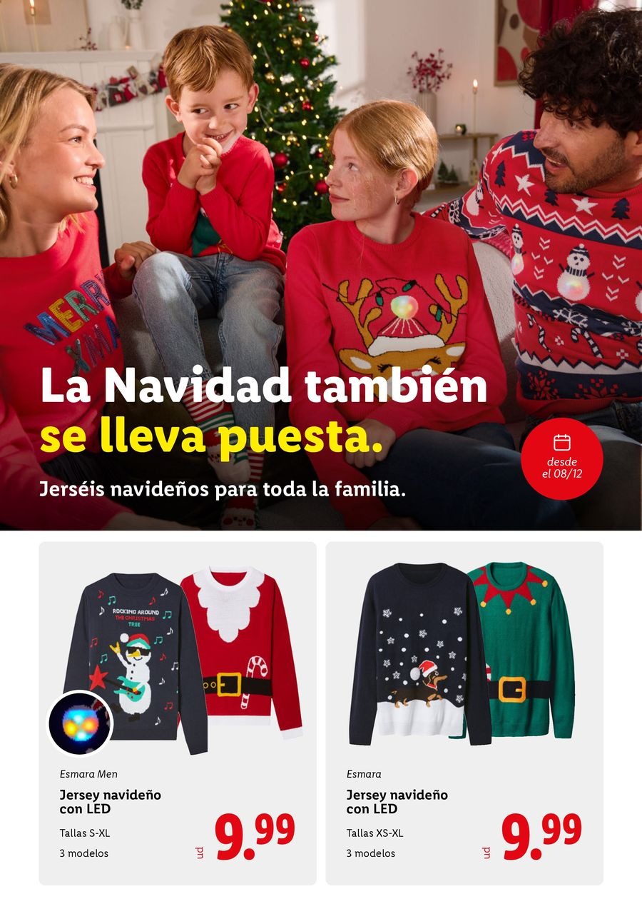 Ofertas de Lidl España de 12 noviembre a 31 diciembre 2025 Especial Navidad