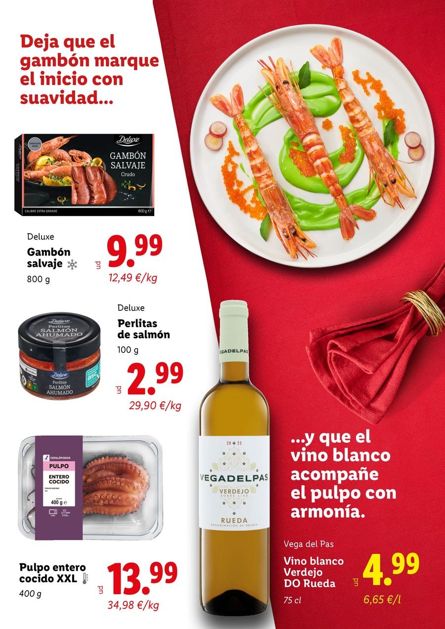 Ofertas de Lidl España de 12 noviembre a 31 diciembre 2025 Especial Navidad
