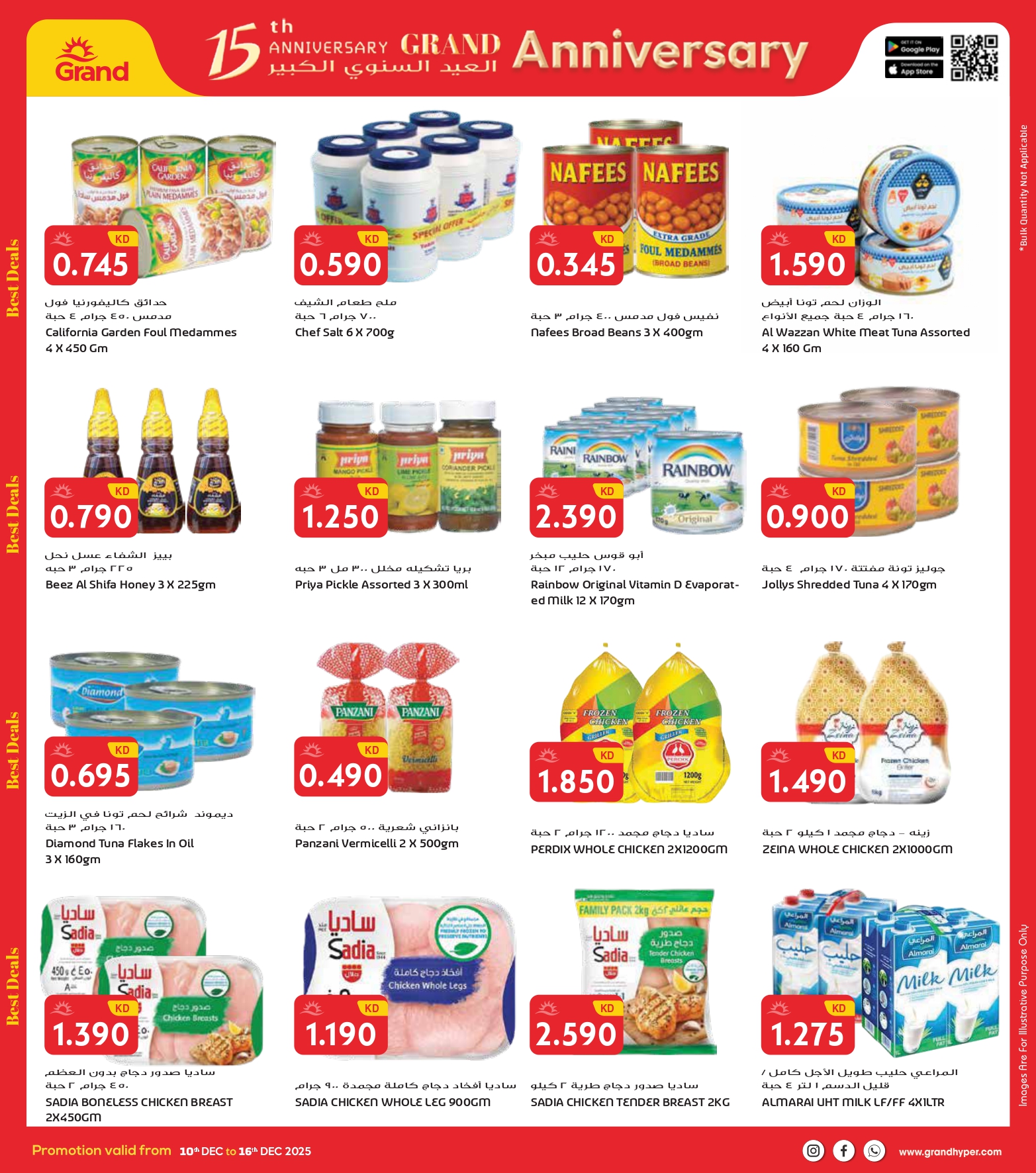 Grand Hypermarket Kuwait Offers from 10 to 16 December 2025 Big Anniversary Deals