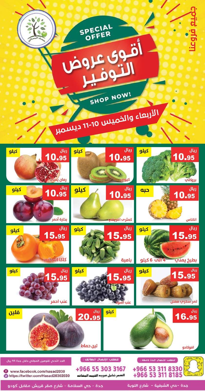 Hasad Albasatin Saudi Arabia Offers from 10 to 11 December 2025 Saving Deals - Page 1