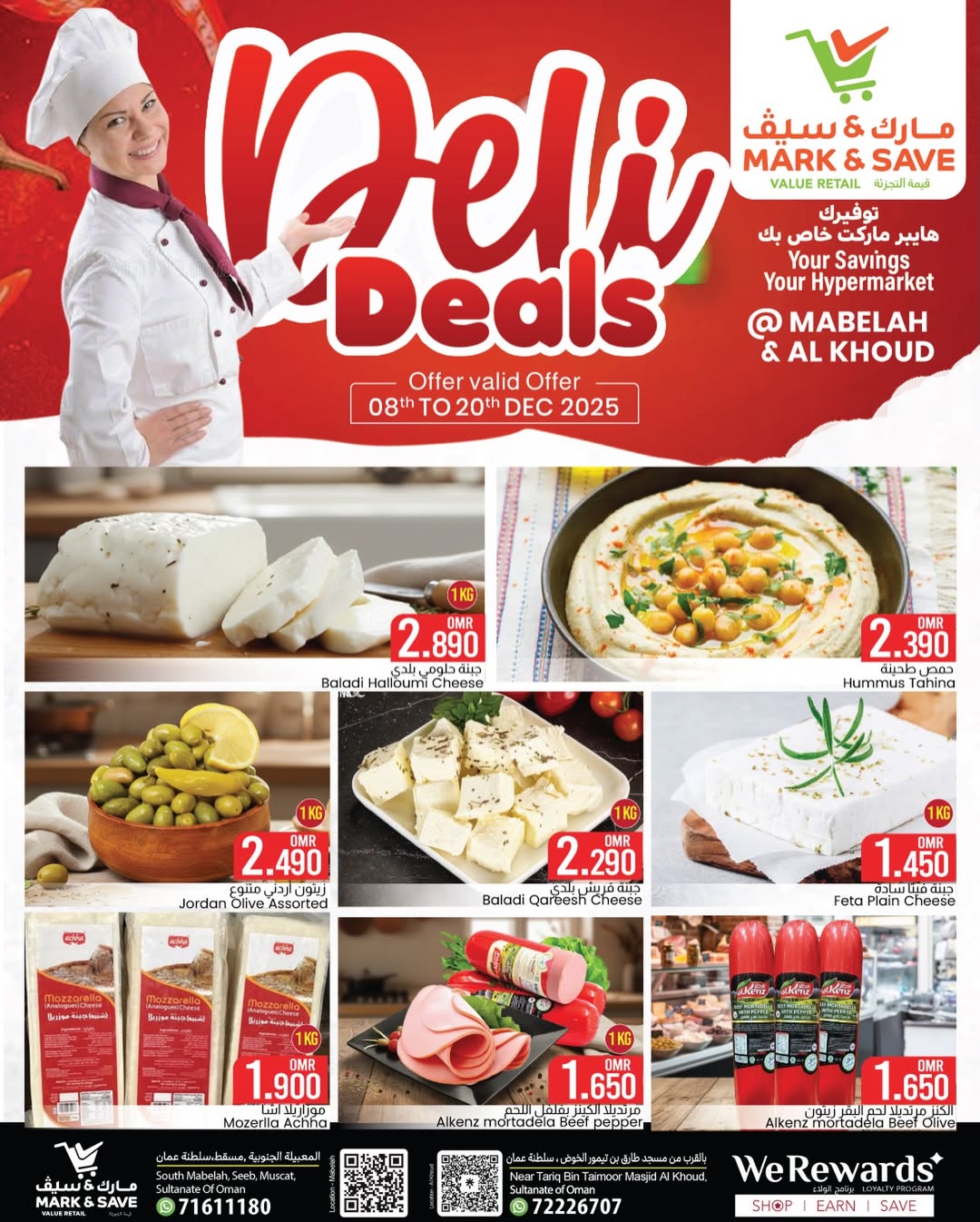 Mark & Save  Mabella and Al Khoud  Offers from 8 to 20 December Deli Deals - Page 1