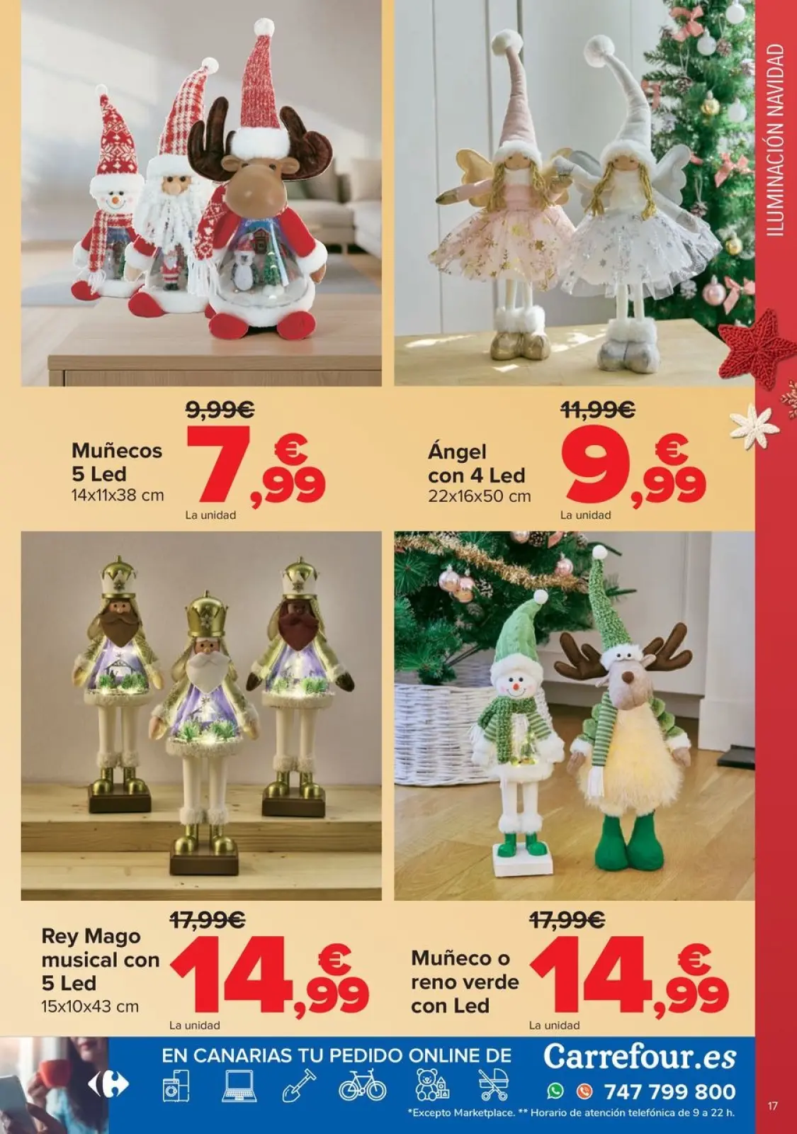 Page 17 dans Offres de Décoration de Noël chez Carrefour Espagne