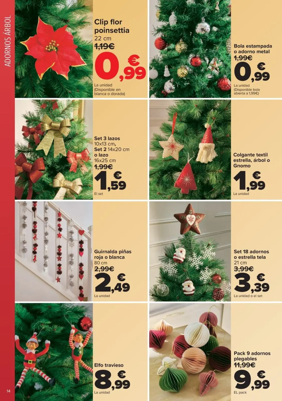 Page 14 dans Offres de Décoration de Noël chez Carrefour Espagne