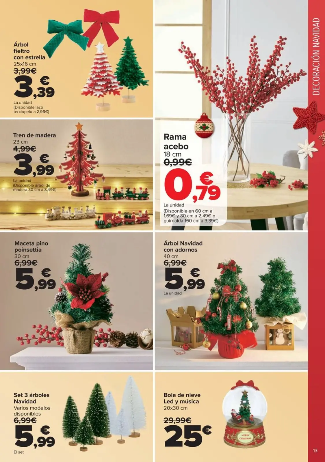 Page 13 dans Offres de Décoration de Noël chez Carrefour Espagne