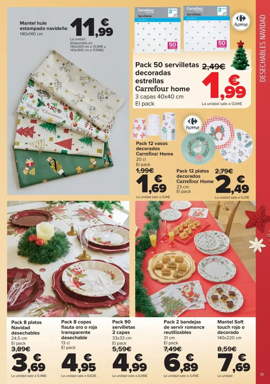 Page 31 dans Offres de Décoration de Noël chez Carrefour Espagne