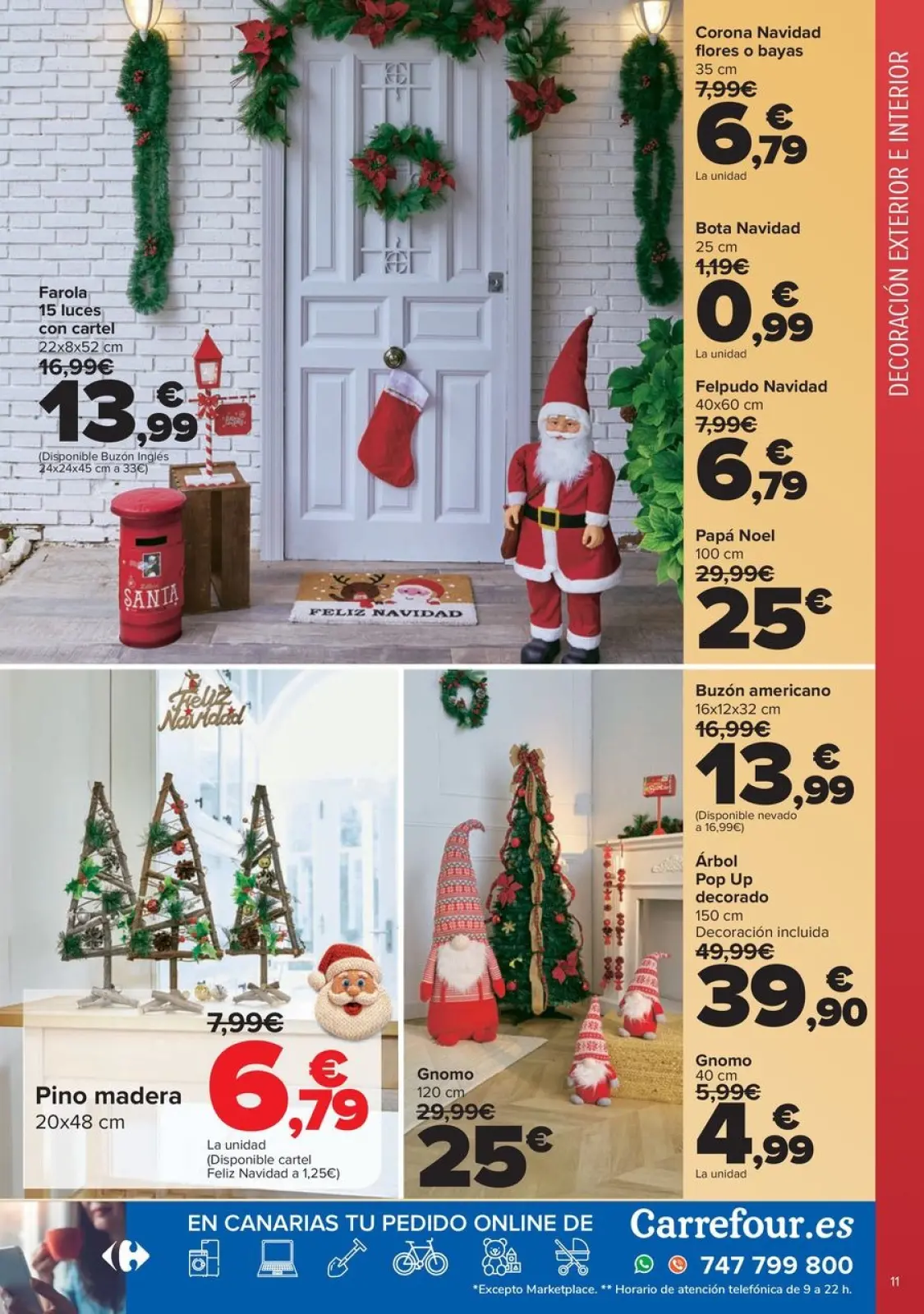 Page 11 dans Offres de Décoration de Noël chez Carrefour Espagne