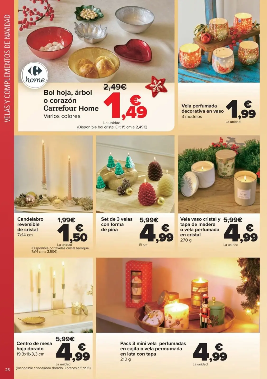 Page 28 dans Offres de Décoration de Noël chez Carrefour Espagne