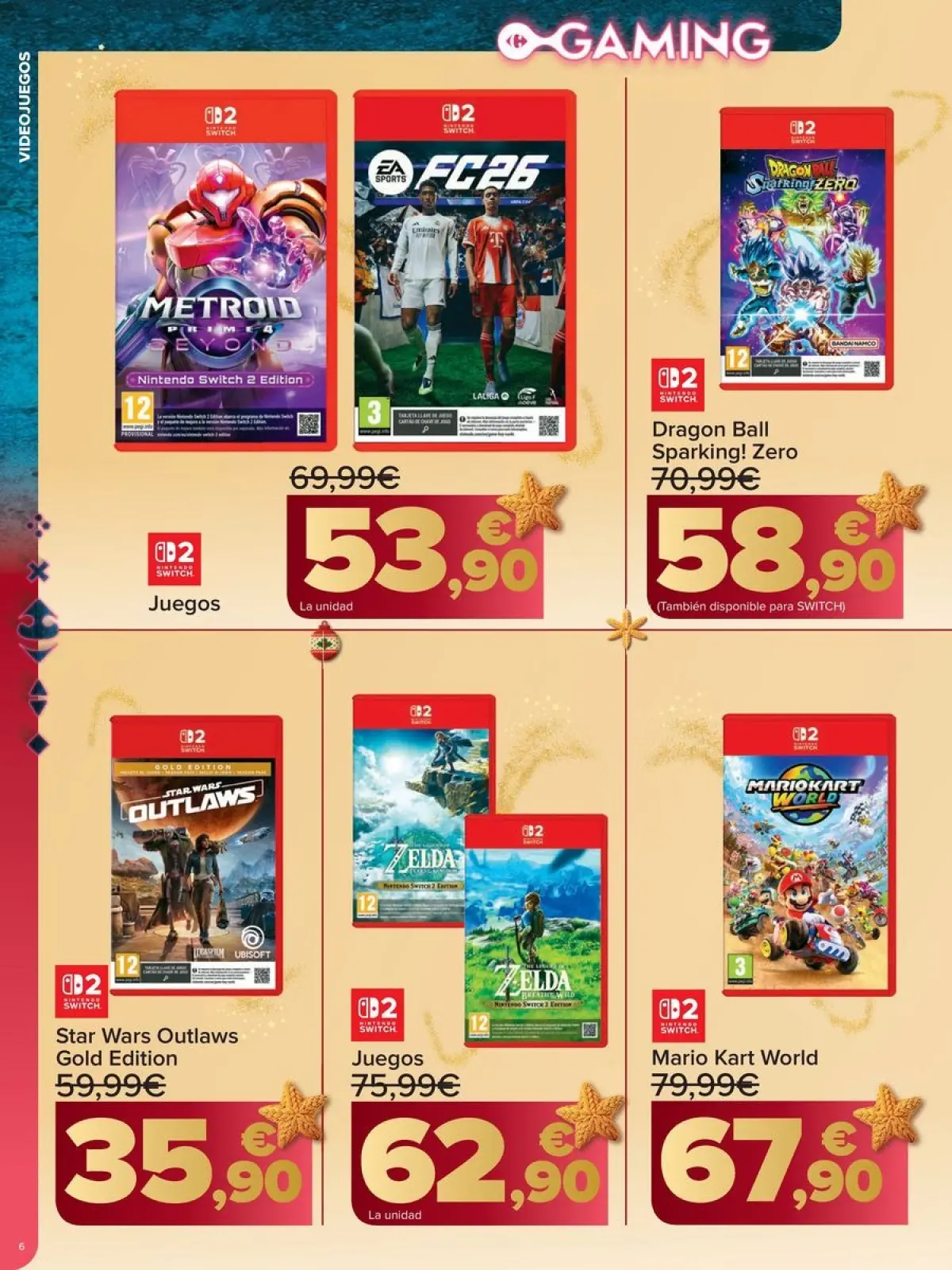 Page 6 dans OFFRES DE JEUX VIDÉO chez Carrefour Espagne