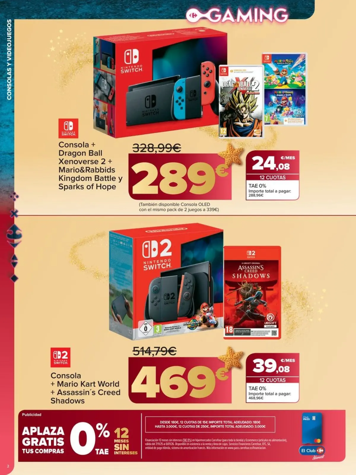 Page 2 dans OFFRES DE JEUX VIDÉO chez Carrefour Espagne