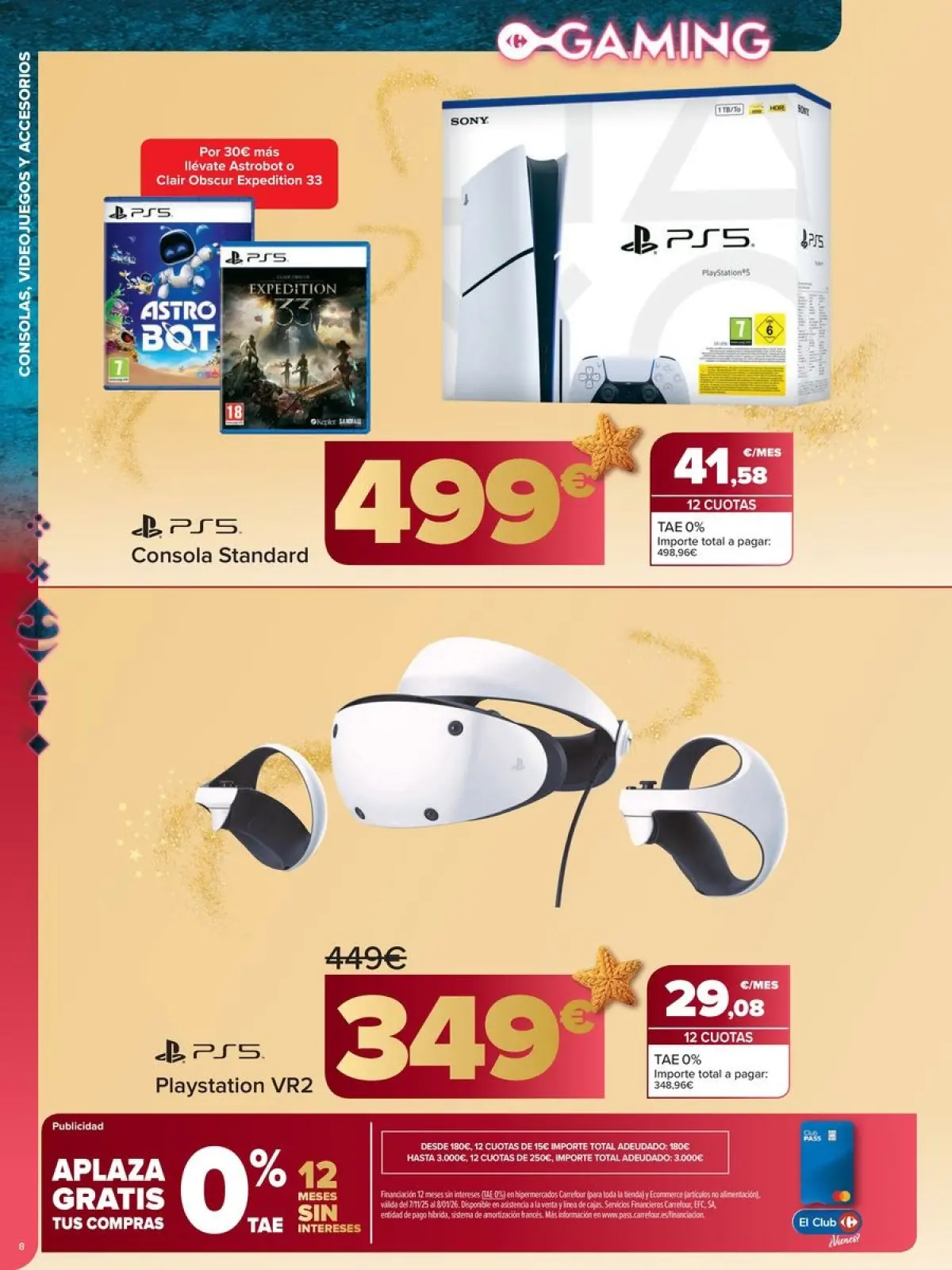 Page 8 dans OFFRES DE JEUX VIDÉO chez Carrefour Espagne