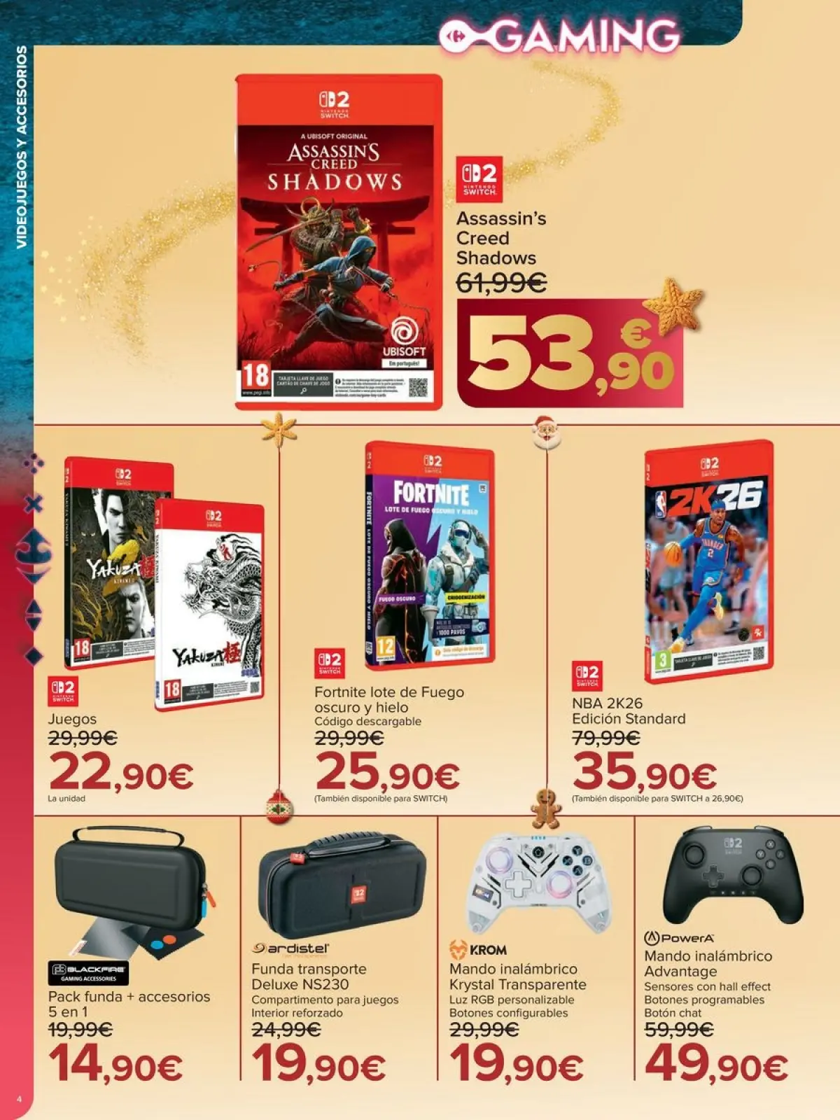Page 4 dans OFFRES DE JEUX VIDÉO chez Carrefour Espagne