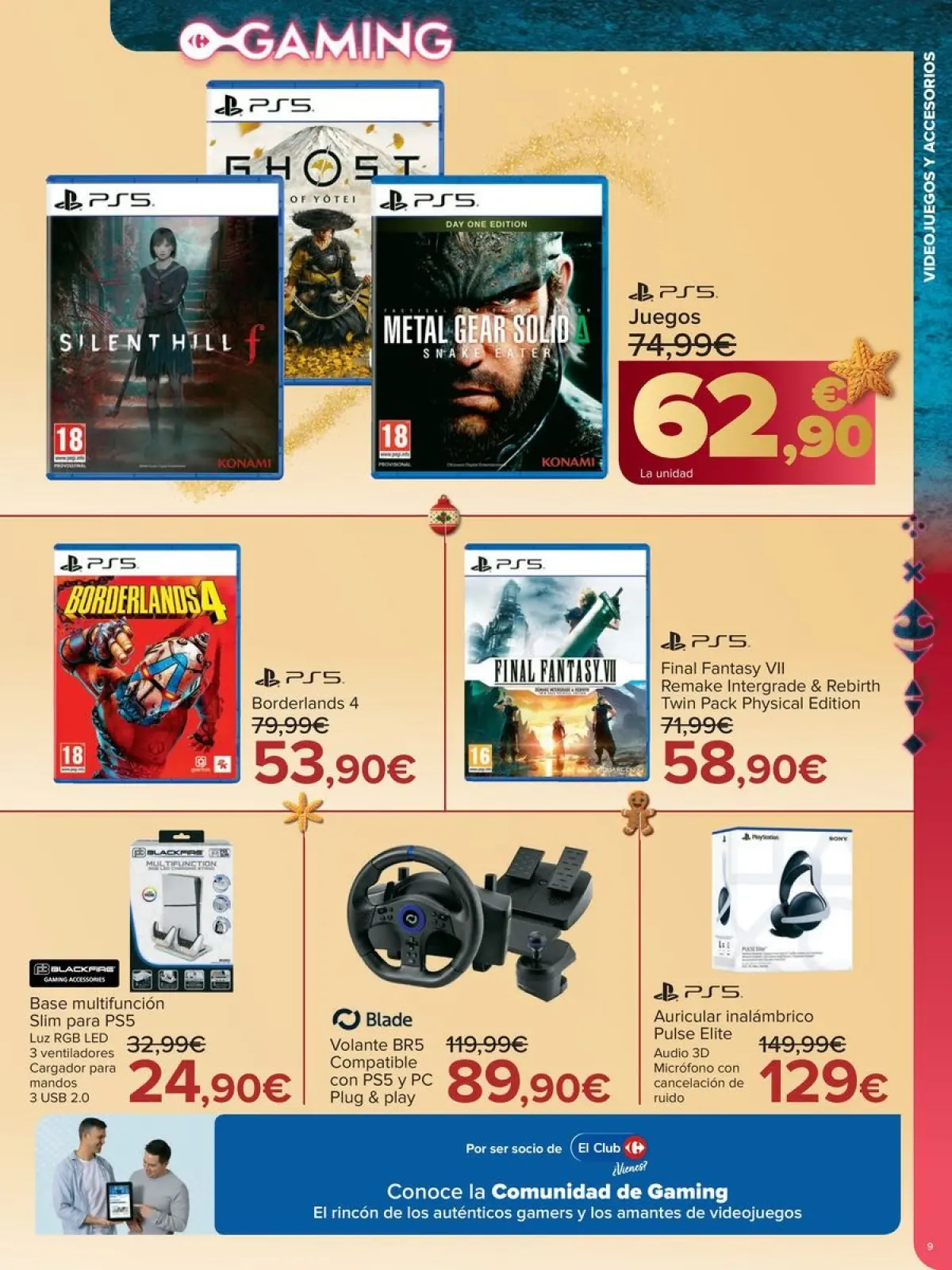 Page 9 dans OFFRES DE JEUX VIDÉO chez Carrefour Espagne