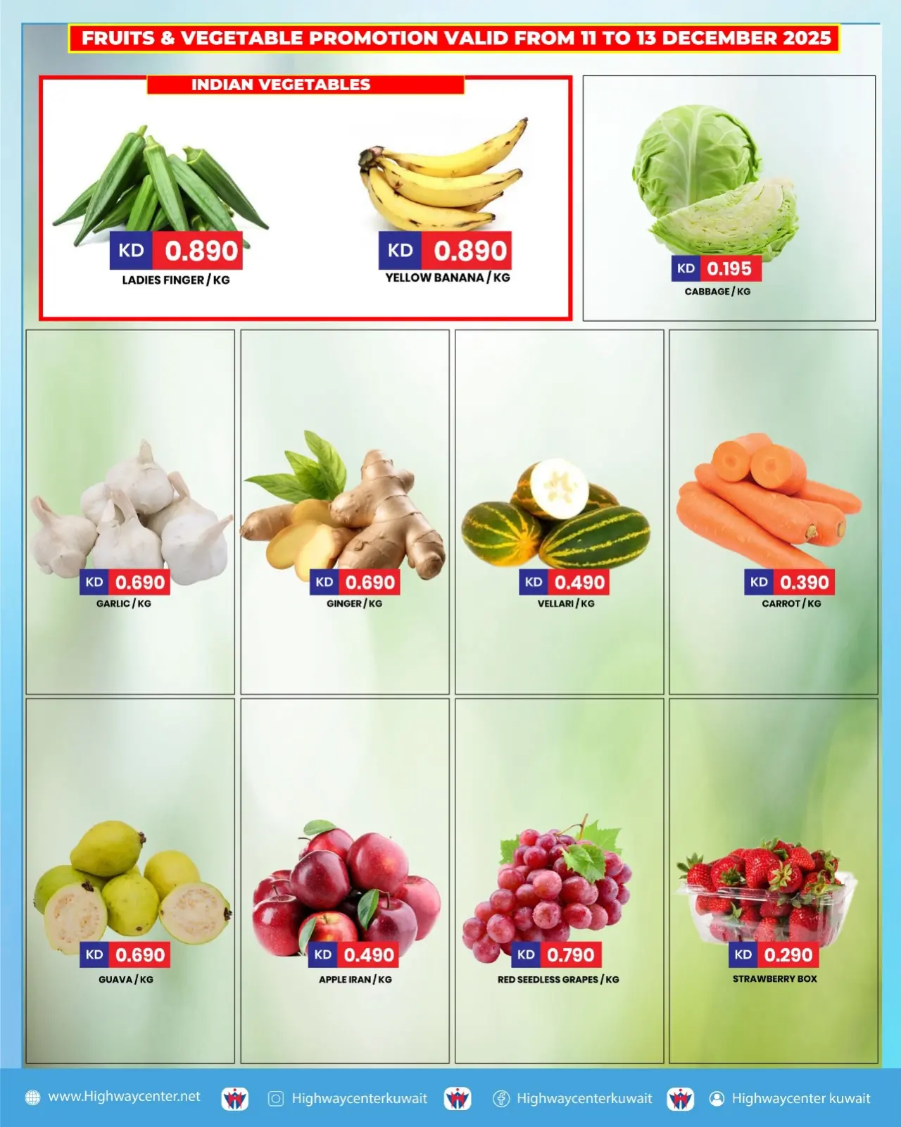 Page 1 dans Offres fraîches chez Centre Highway Koweït