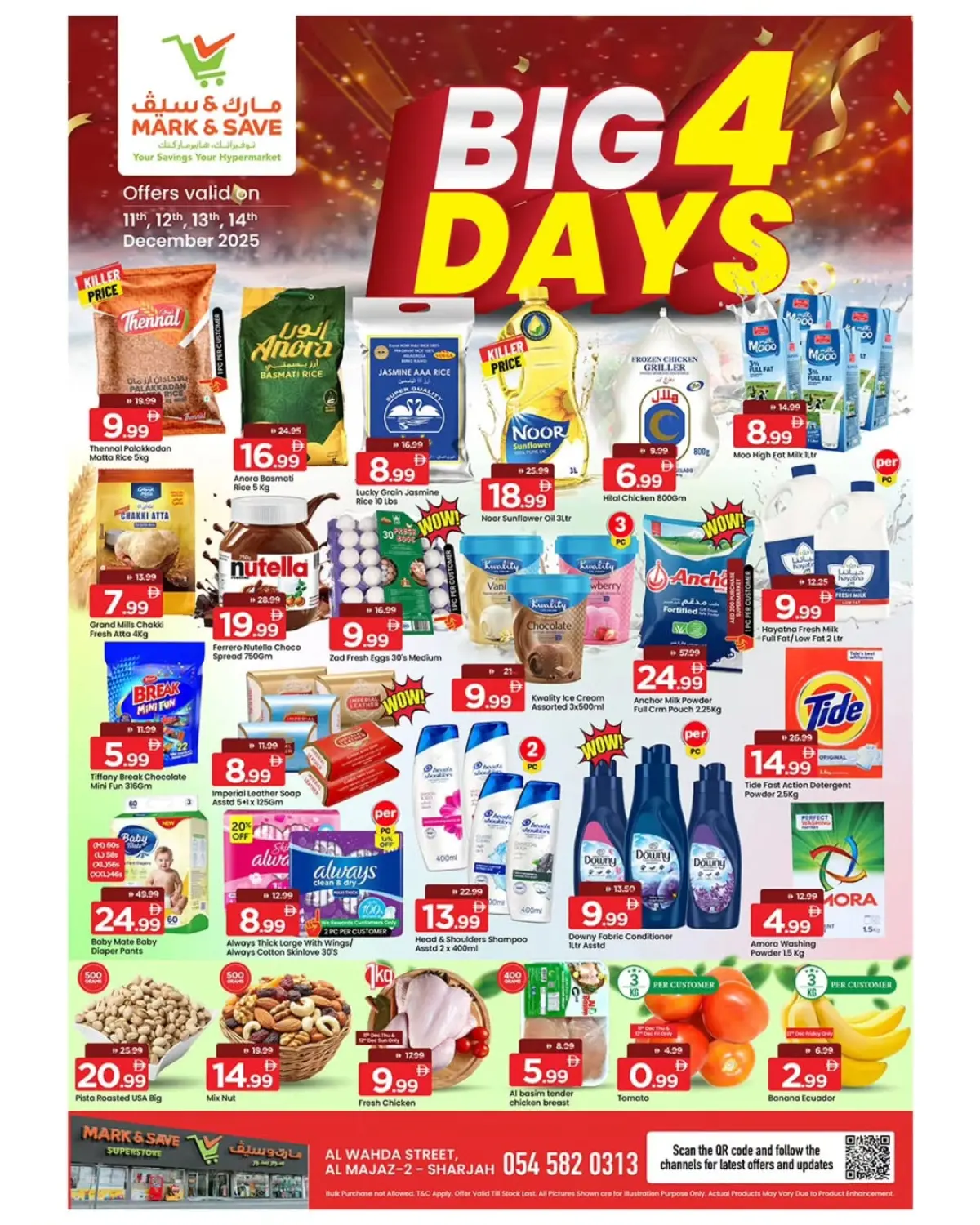 Ofertas de Mark & Save Emiratos Árabes Unidos de 11 a 14 diciembre 2025 Grandes ofertas de 4 días - Pagina 1