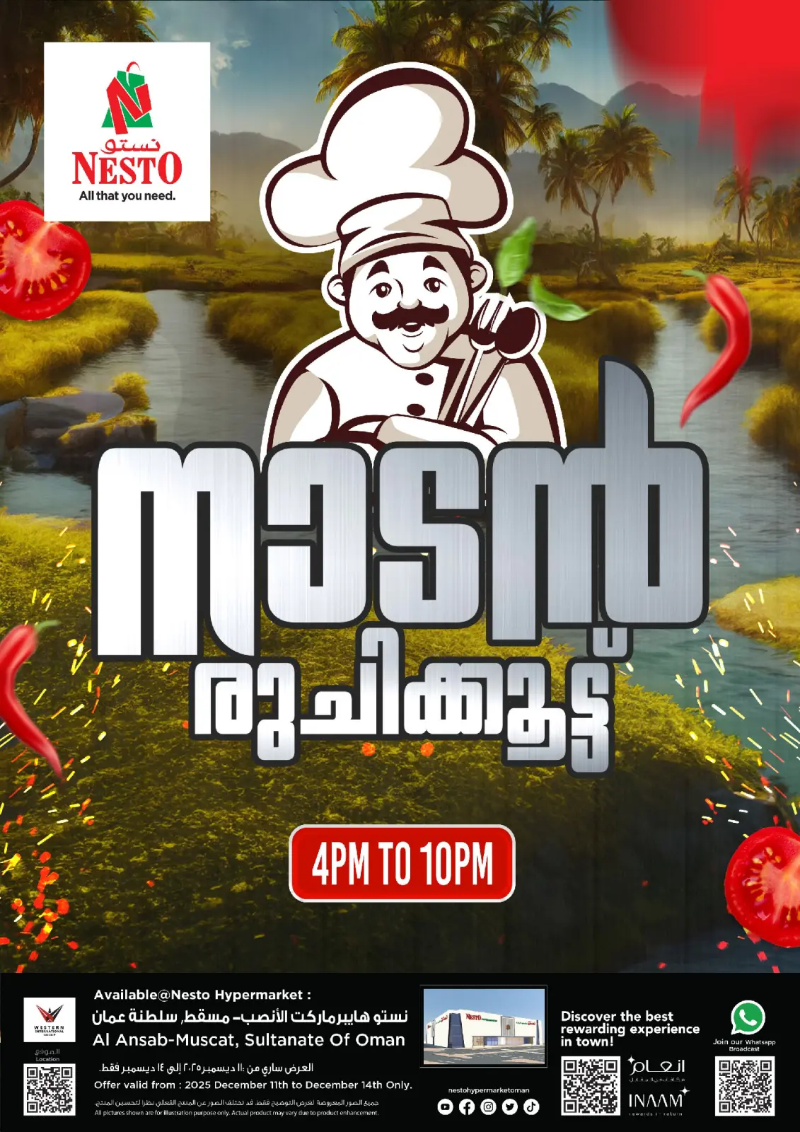 Página 1 en Ofertas de comida callejera india en Nesto Oman