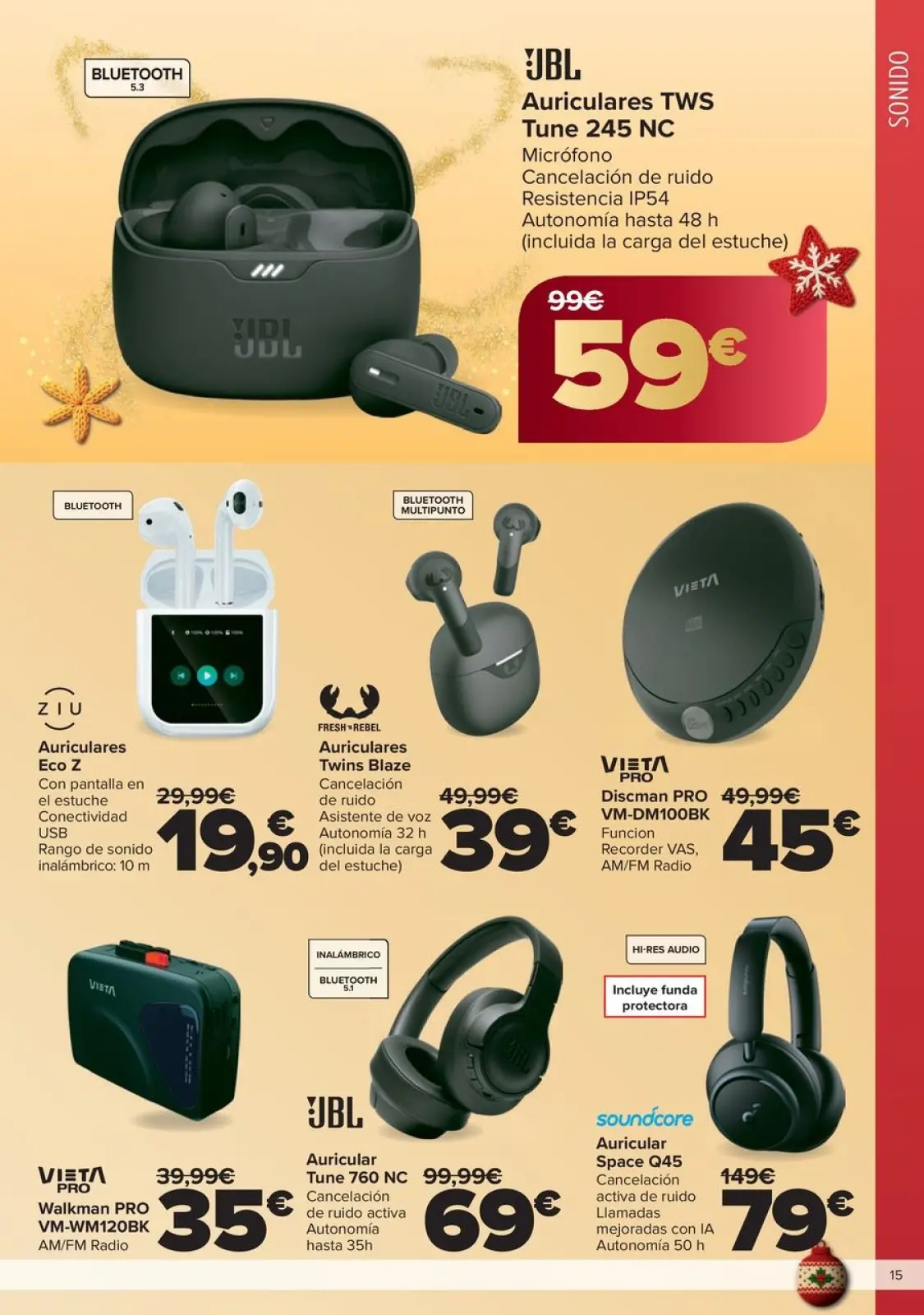 Page 15 dans OFFRES DE CADEAU AU MEILLEUR PRIX chez Carrefour Espagne