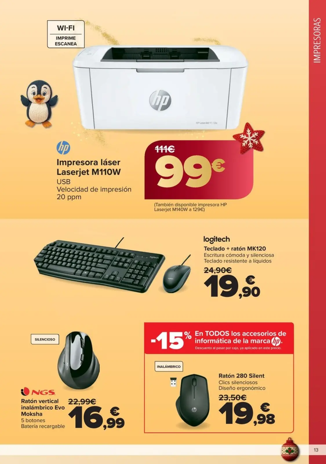 Page 13 dans OFFRES DE CADEAU AU MEILLEUR PRIX chez Carrefour Espagne