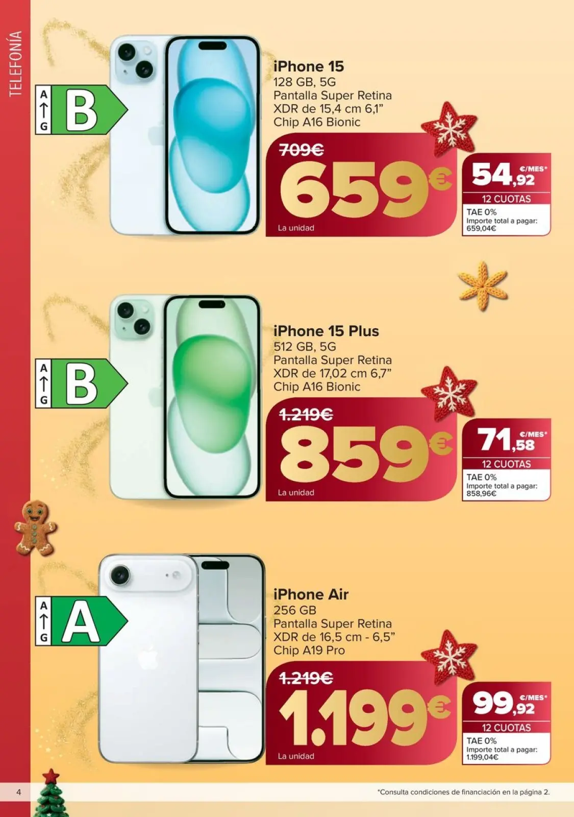 Page 4 dans OFFRES DE CADEAU AU MEILLEUR PRIX chez Carrefour Espagne