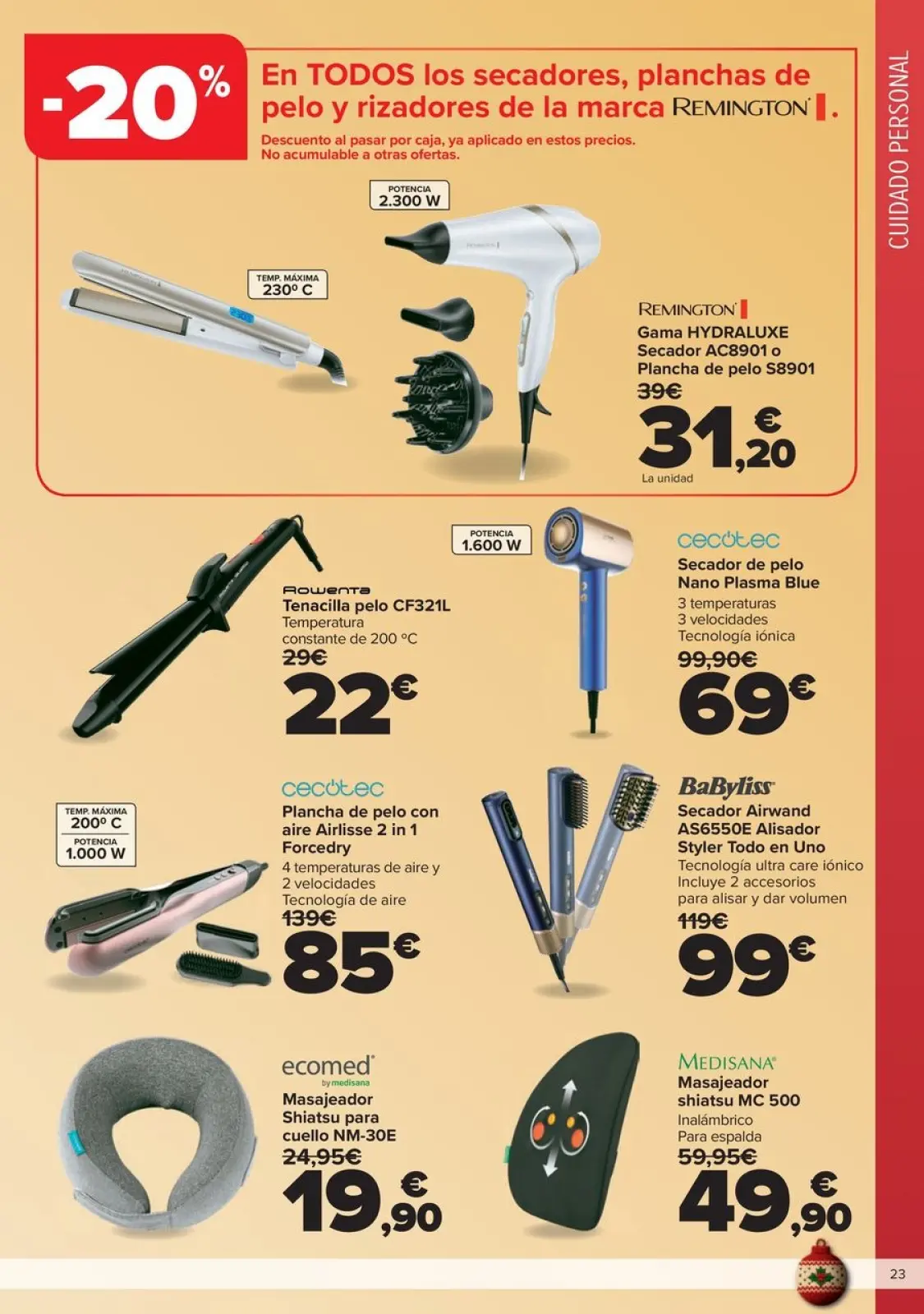 Page 23 dans OFFRES DE CADEAU AU MEILLEUR PRIX chez Carrefour Espagne