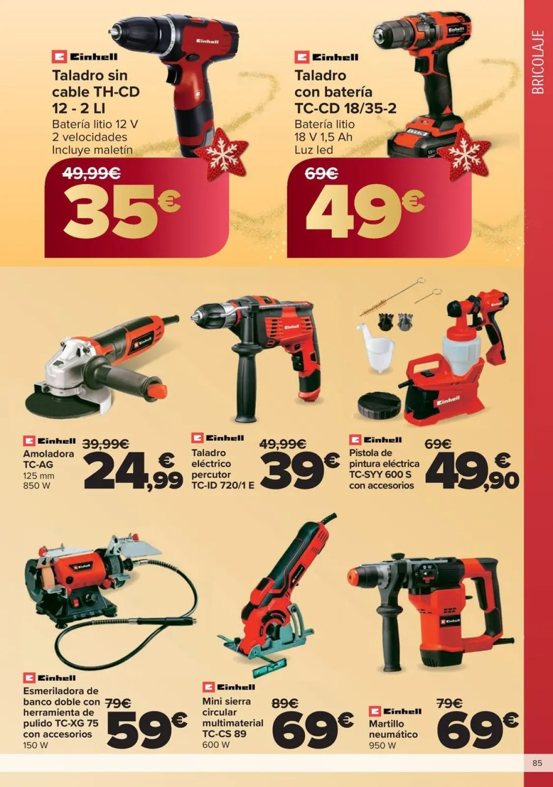 Page 85 dans OFFRES DE CADEAU AU MEILLEUR PRIX chez Carrefour Espagne