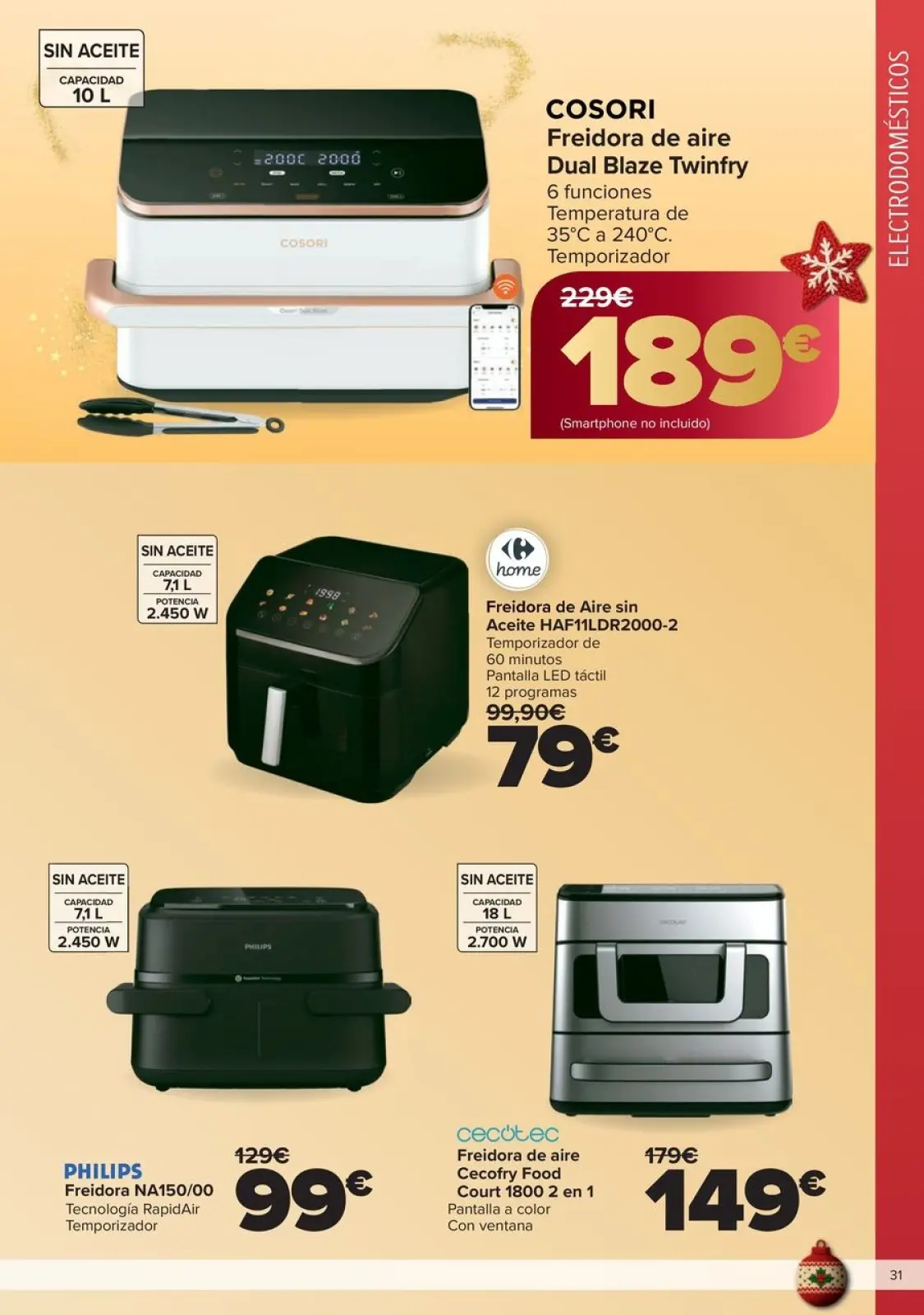 Page 31 dans OFFRES DE CADEAU AU MEILLEUR PRIX chez Carrefour Espagne