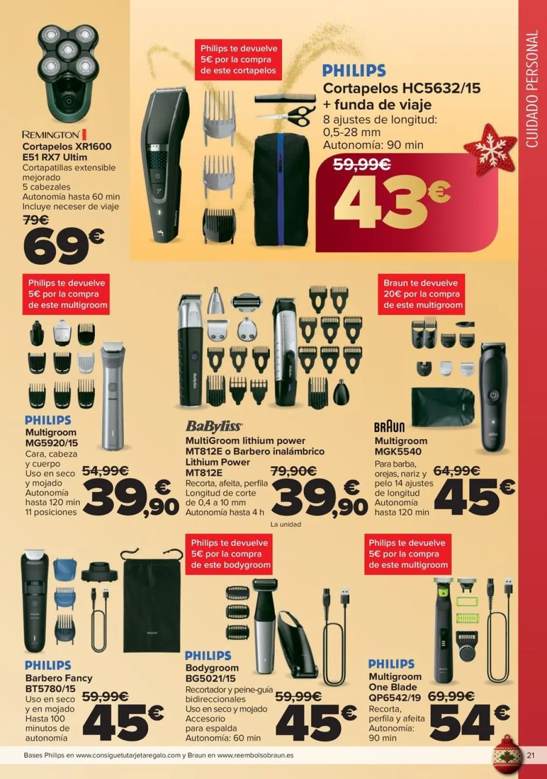 Page 21 dans OFFRES DE CADEAU AU MEILLEUR PRIX chez Carrefour Espagne