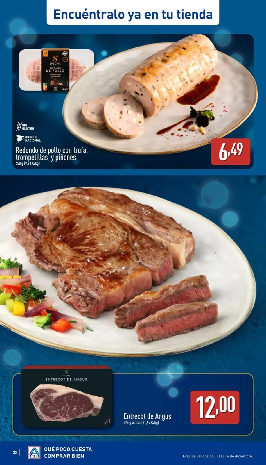 Page 33 dans Célébrez chaque jour avec des offres spéciales chez ALDI Espagne