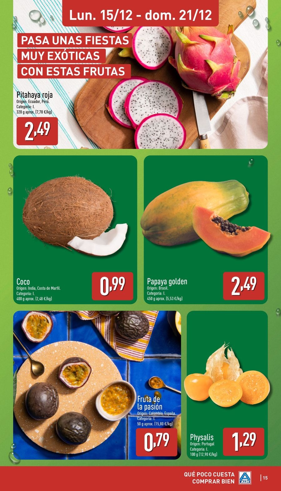 ALDI Spain Offers from 15 to 21 December 2025 New items at low prices