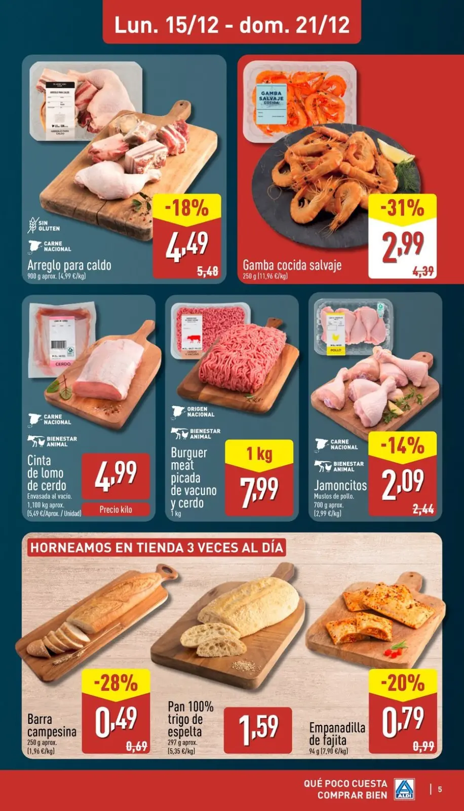 Page 5 dans Nouveaux articles à bas prix chez ALDI Espagne