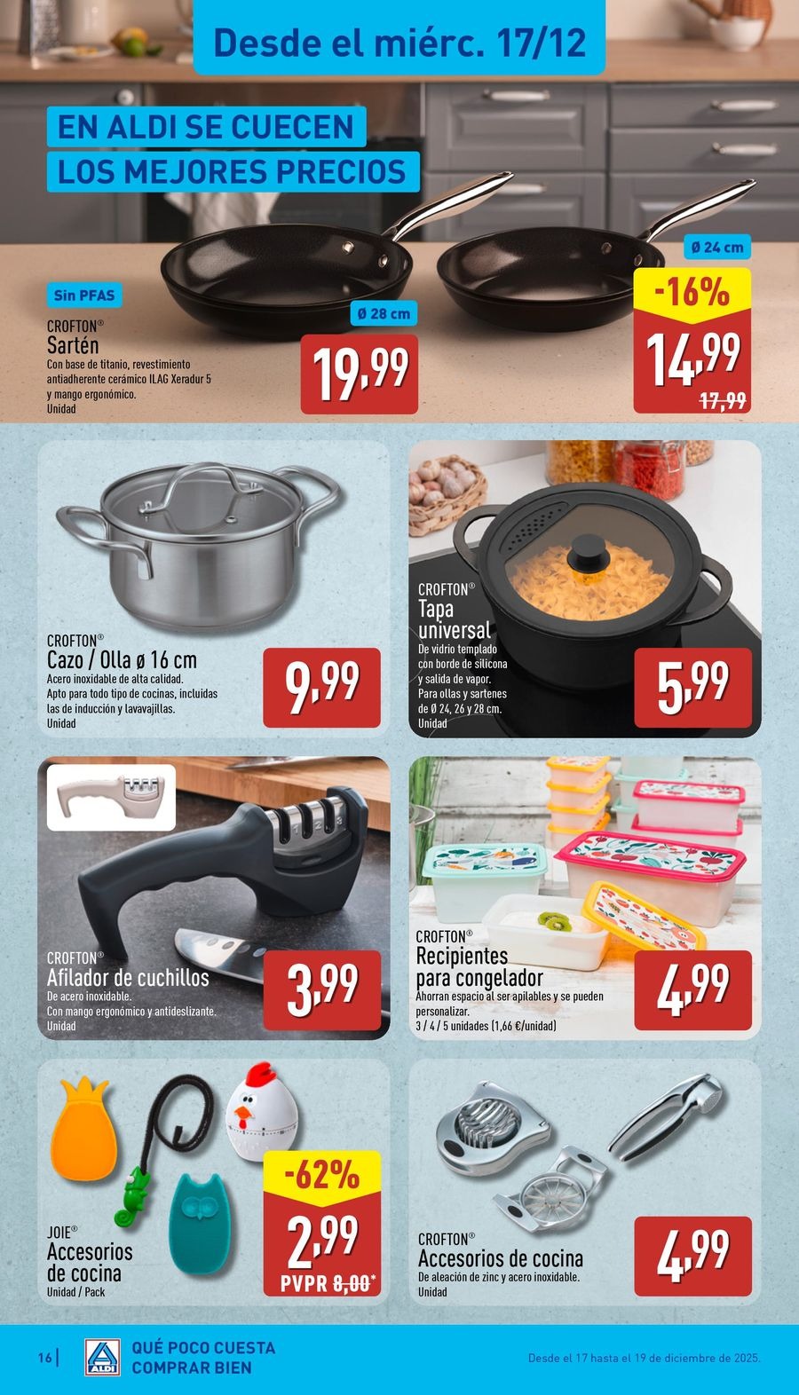 ALDI Spain Offers from 15 to 21 December 2025 New items at low prices